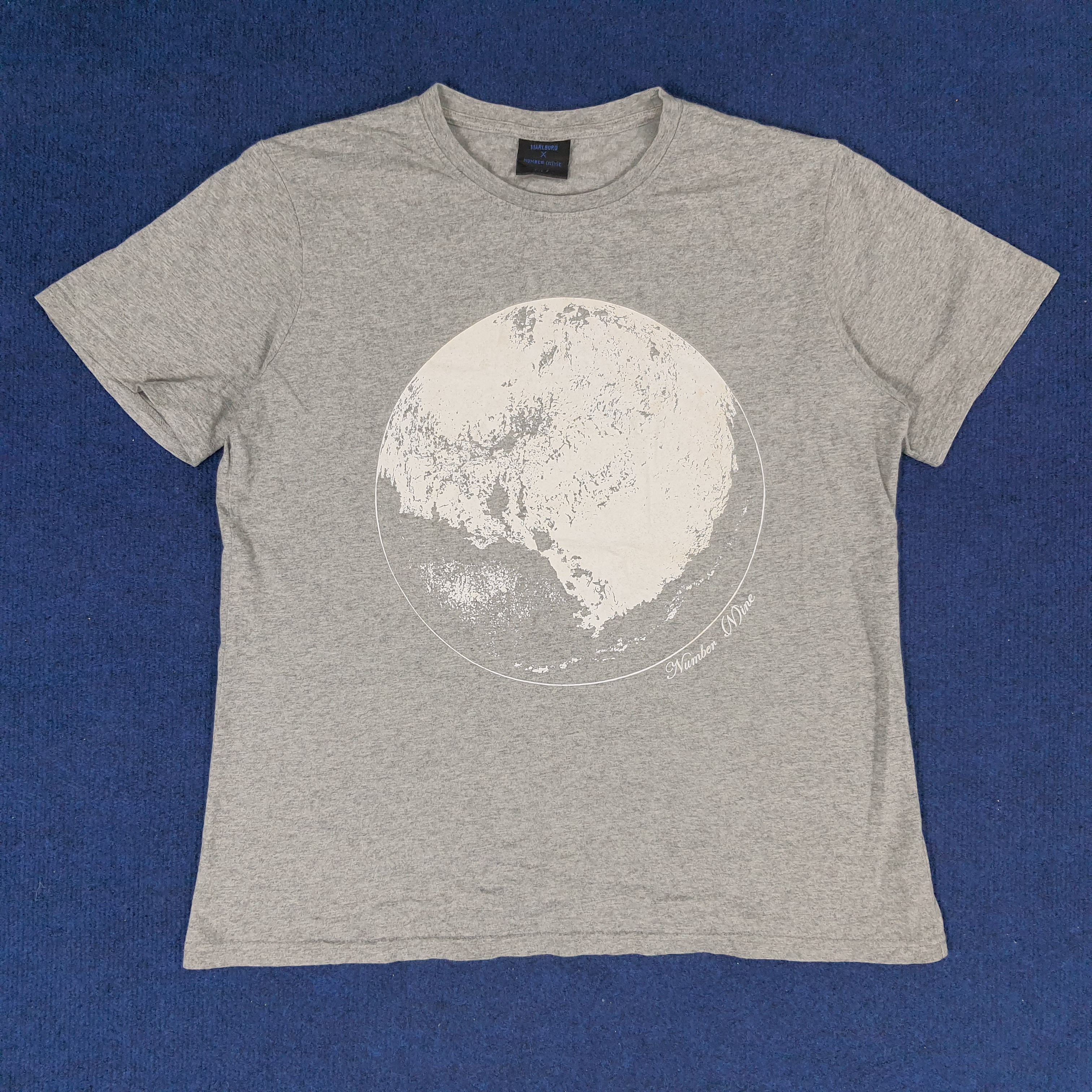 Japanese Brand × Number (N)ine × Vintage Vintage Marlboro x Number Nine Moon Japanese Brand T-shirt Size US M / EU 48-50 / 2 - 1 Thumbnail
