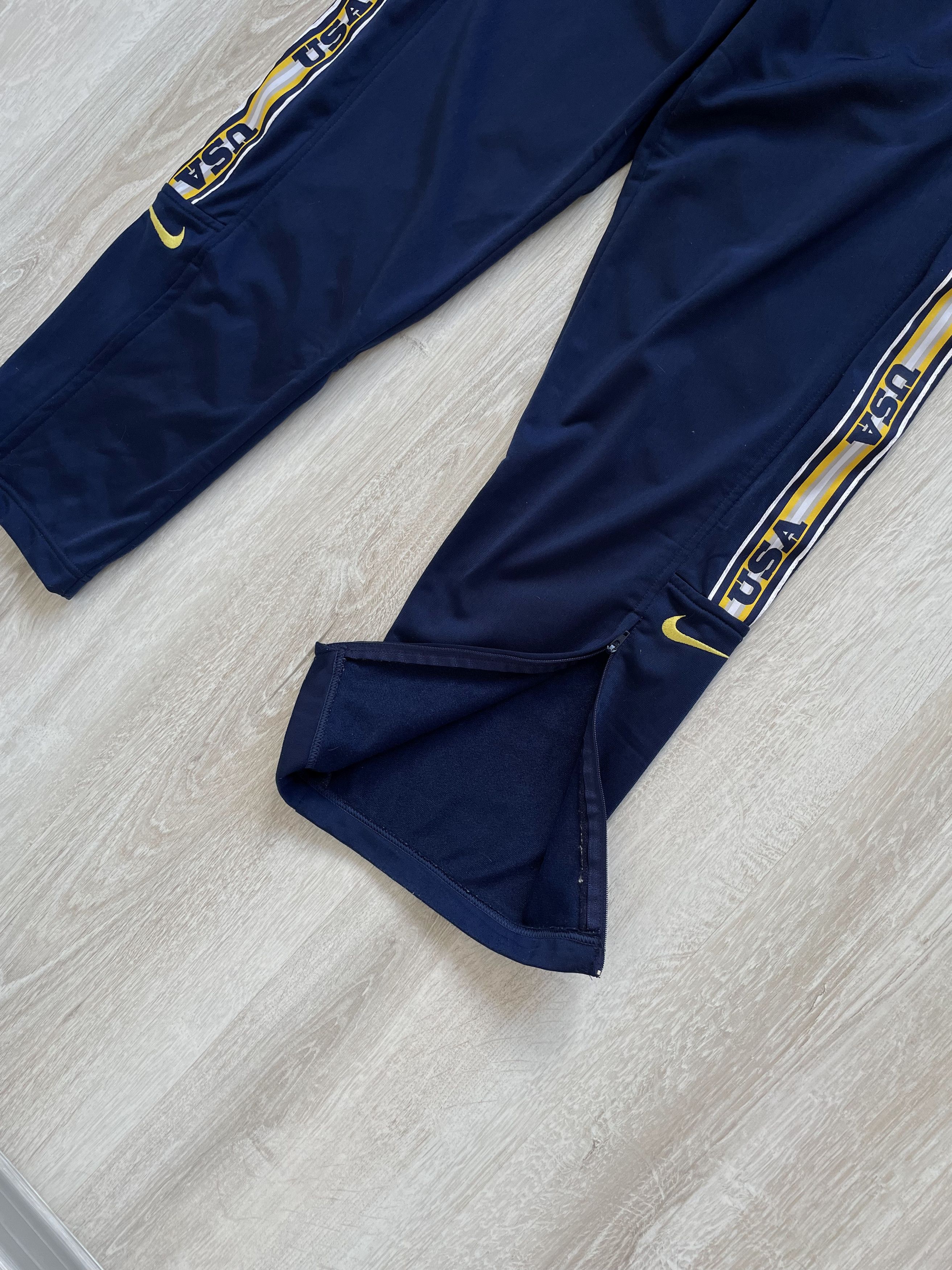 Nike Vintage 90s Nike Monogram Track Pants Size US 32 / EU 48 - 5 Thumbnail