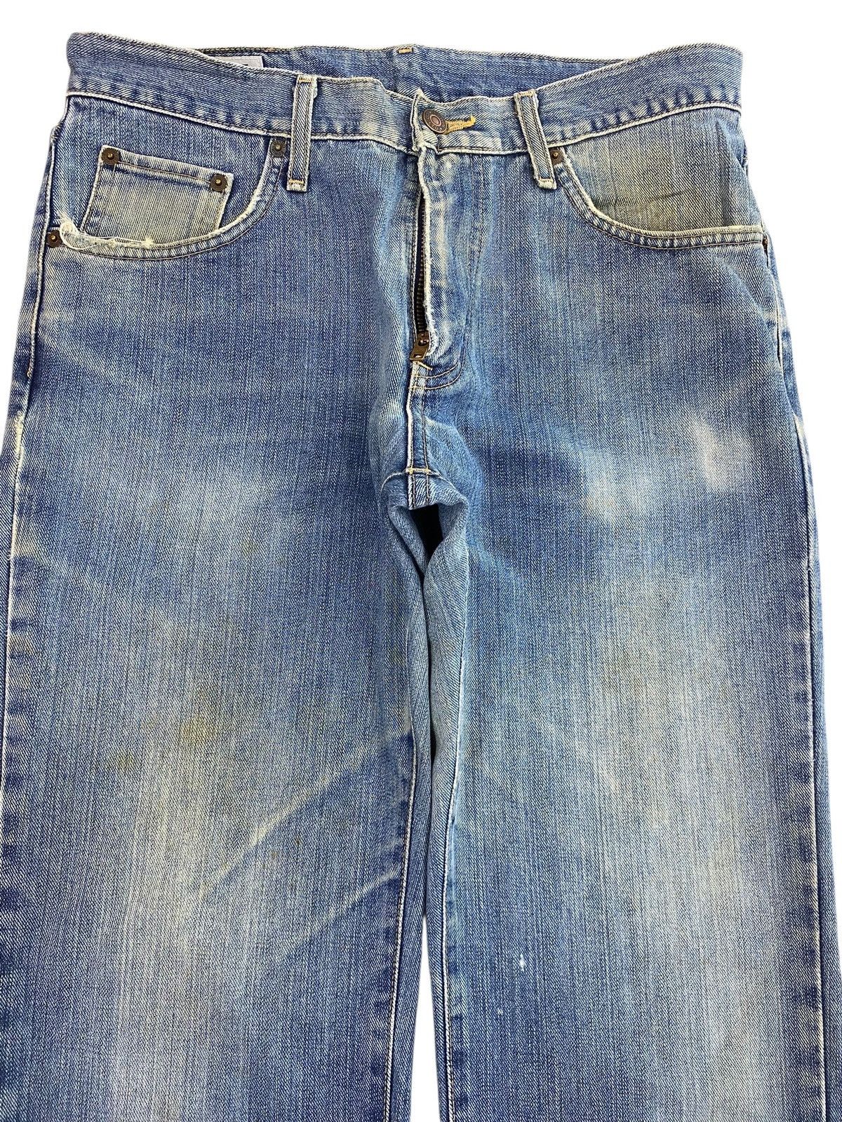 Edwin Edwin Faded Wash Whiskered Style Straight Leg Jeans Size US 31 - 2 Thumbnail