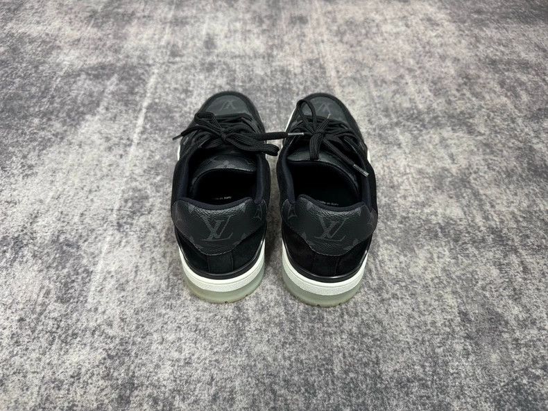 Louis Vuitton Louis Vuitton TRAINER black presbyopic shoes Size US 7 / EU 40 - 3 Thumbnail