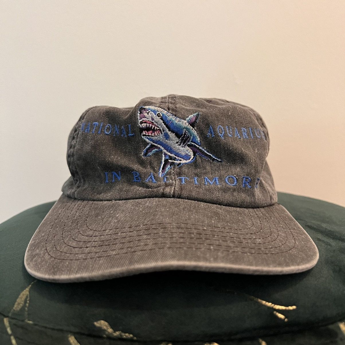 Other National Aquarium In Baltimore Buckleback Hat Gray Shark Size ONE SIZE - 2 Thumbnail