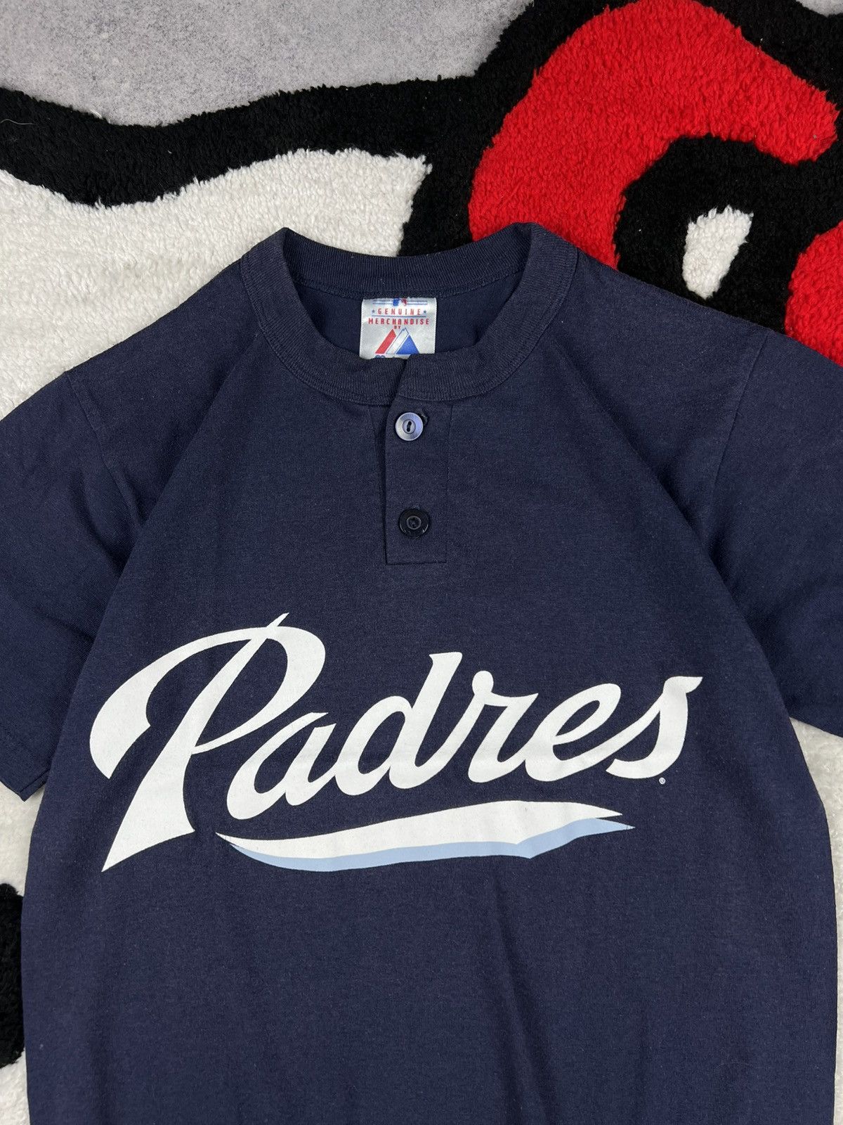 Majestic Y2K Majestic San Diego Padres Retro Tee Shirt Size M / US 6-8 / IT 42-44 - 4 Thumbnail