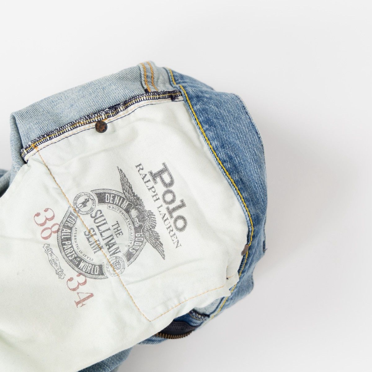Ralph Lauren Ralph Lauren Men Blue Jeans Big Size Light Wash Straight Fit Size US 38 / EU 54 - 6 Thumbnail