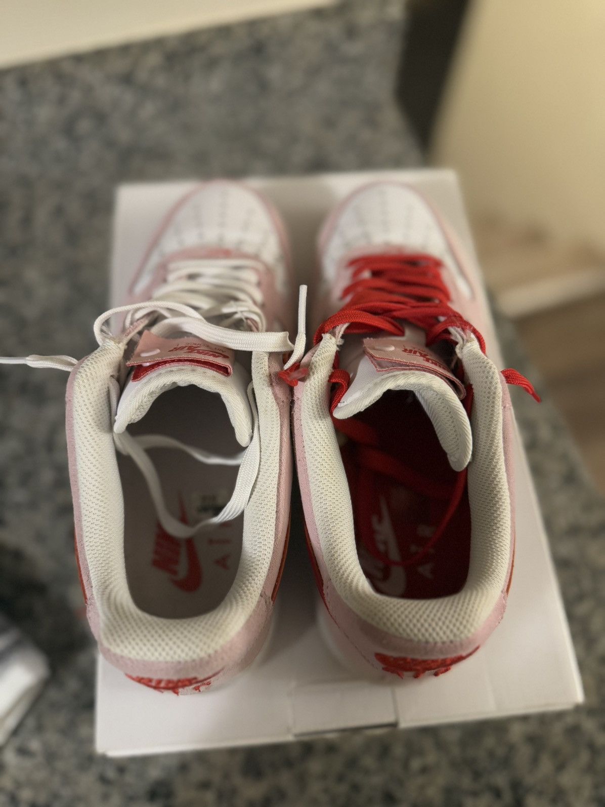 Nike Nike Valentines Day Air Force 1 Pink Size 9 W/ BOX Size US 9 / EU 42 - 14 Thumbnail