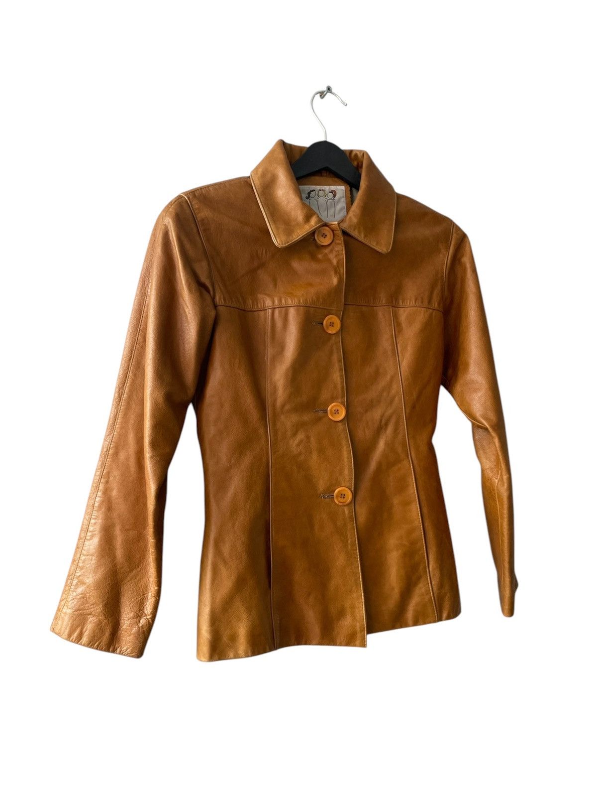 Vintage y2k leather jacket Size XS / US 0-2 / IT 36-38 - 2 Thumbnail