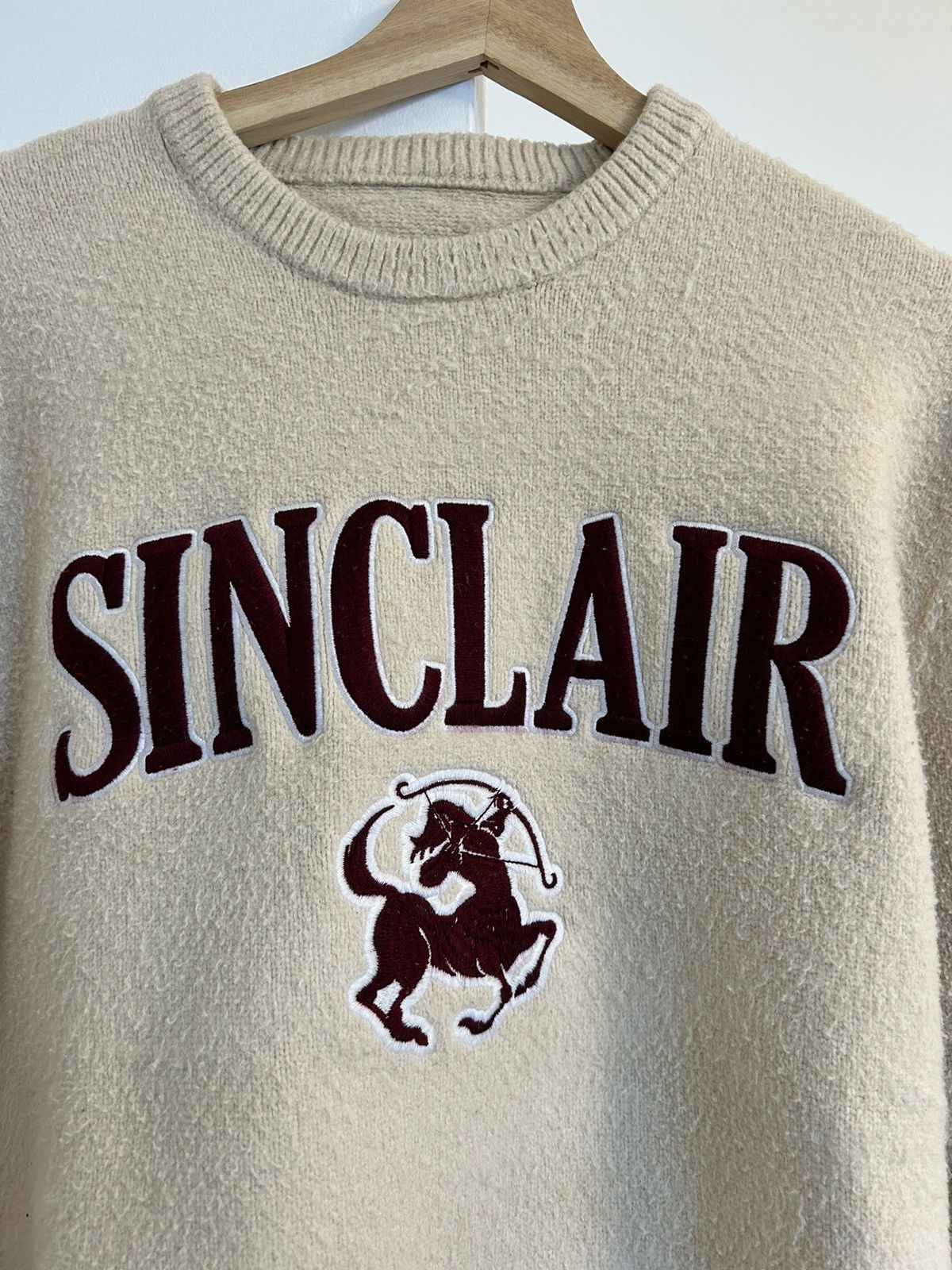 Sinclair Global Cream Sinclair crew neck sweater Size US S / EU 44-46 / 1 - 2 Thumbnail