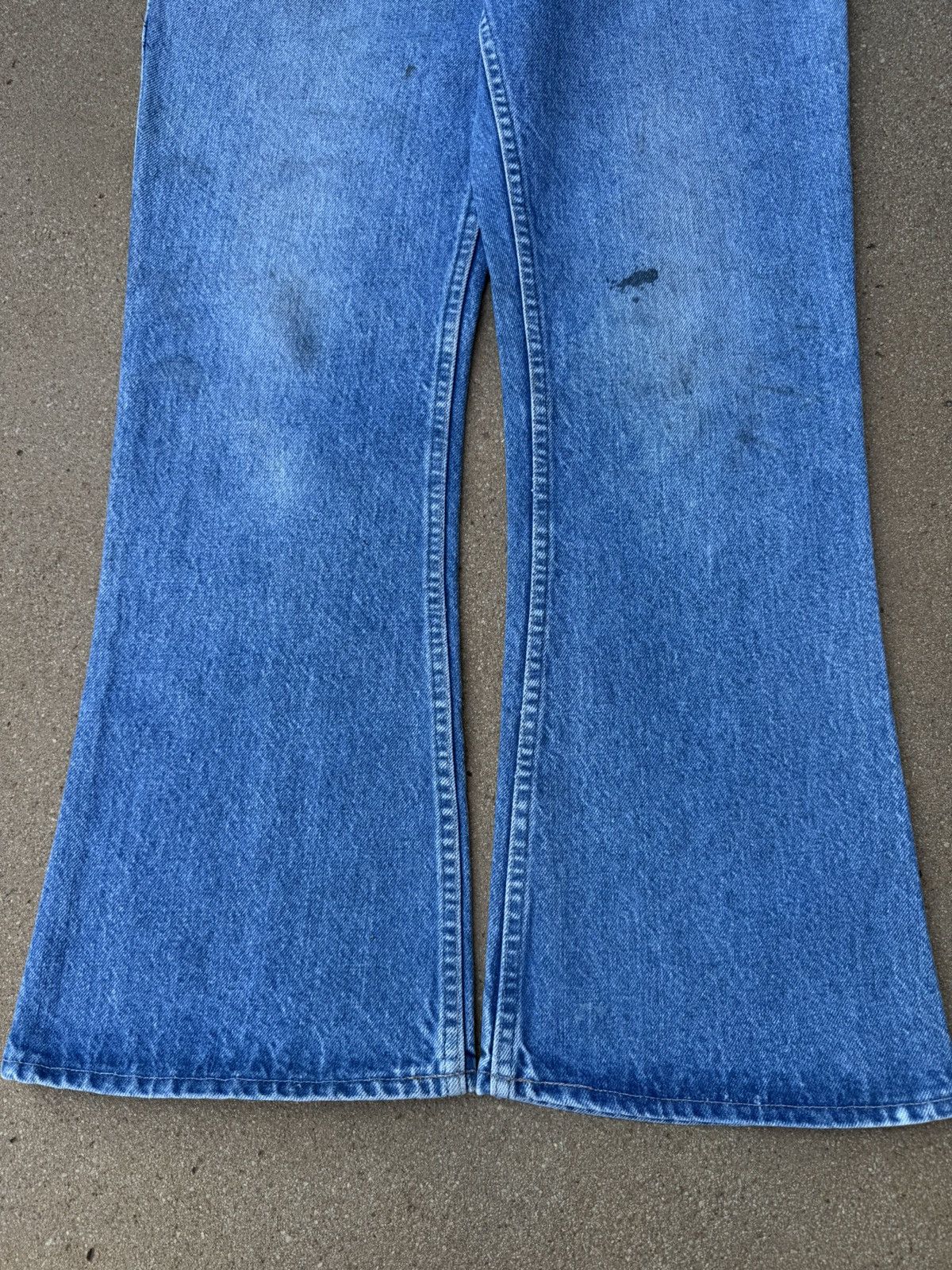 Vintage Vtg 70’s Levi’s 646 Orange Tab Bellbottom Flare Jeans 32x29 Size US 32 / EU 48 - 3 Thumbnail