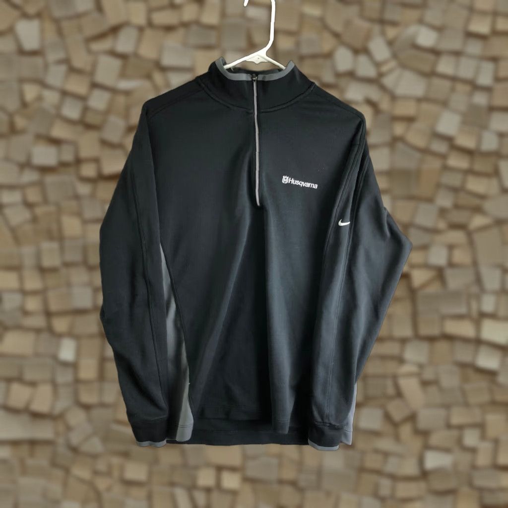 Nike Nike Golf Dri-Fit Mens Size Medium Black Long Sleeve Pullover Sweatshirt Size US M / EU 48-50 / 2 - 1 Thumbnail