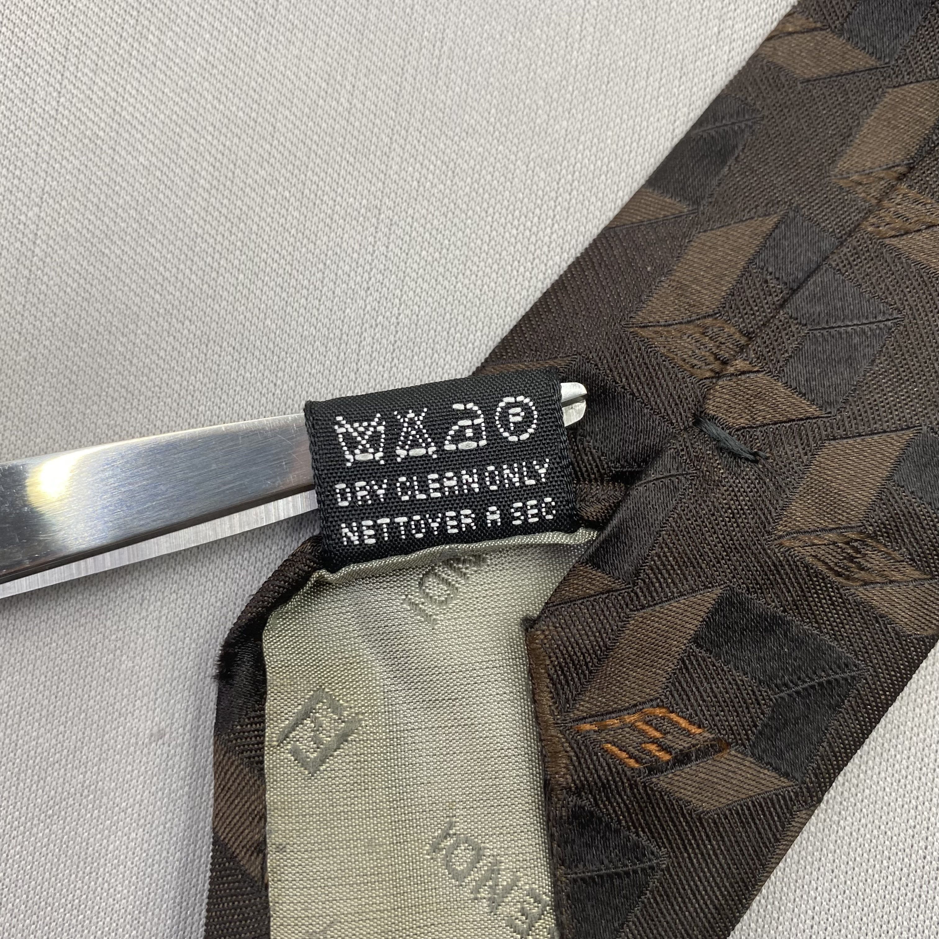 Fendi Vintage Fendi SILK Necktie Cravate Pure Silk Neck Tie Size ONE SIZE - 7 Thumbnail