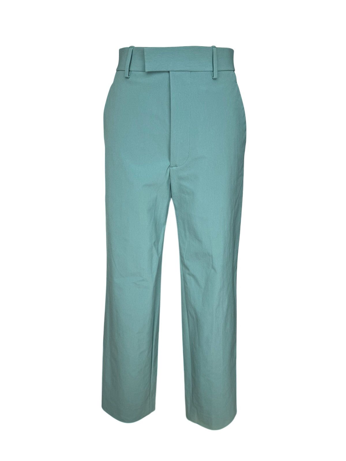 パンツ BOTTEGA VENETA Women Straight Pants 804819V42W0 4715 BLUE Bottega Veneta Intrecciato Woven Leather Straight Leg