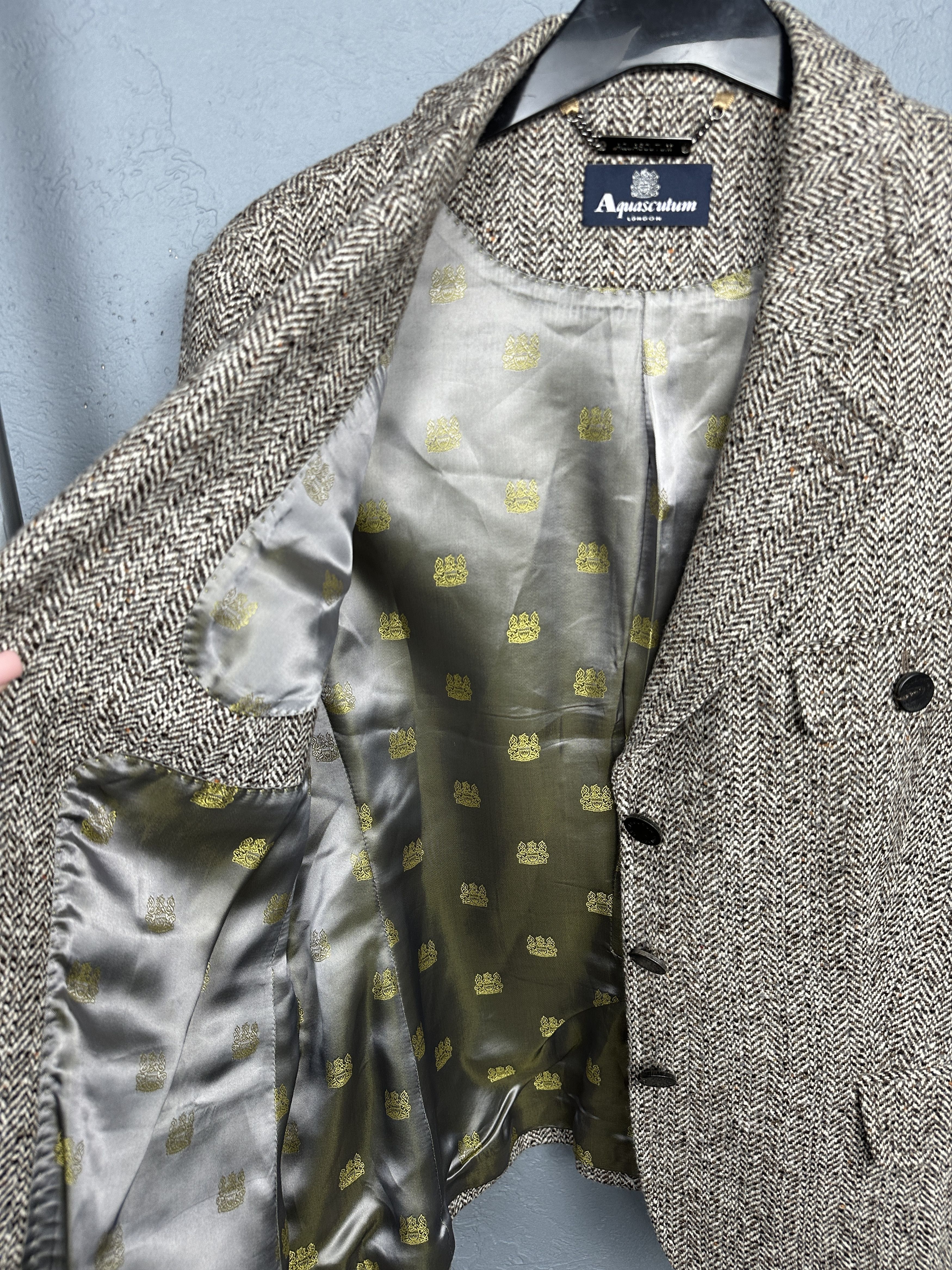 Aquascutum Aquascutum Womens Wool Blazer Jacket Size XL / US 12-14 / IT 48-50 - 4 Thumbnail