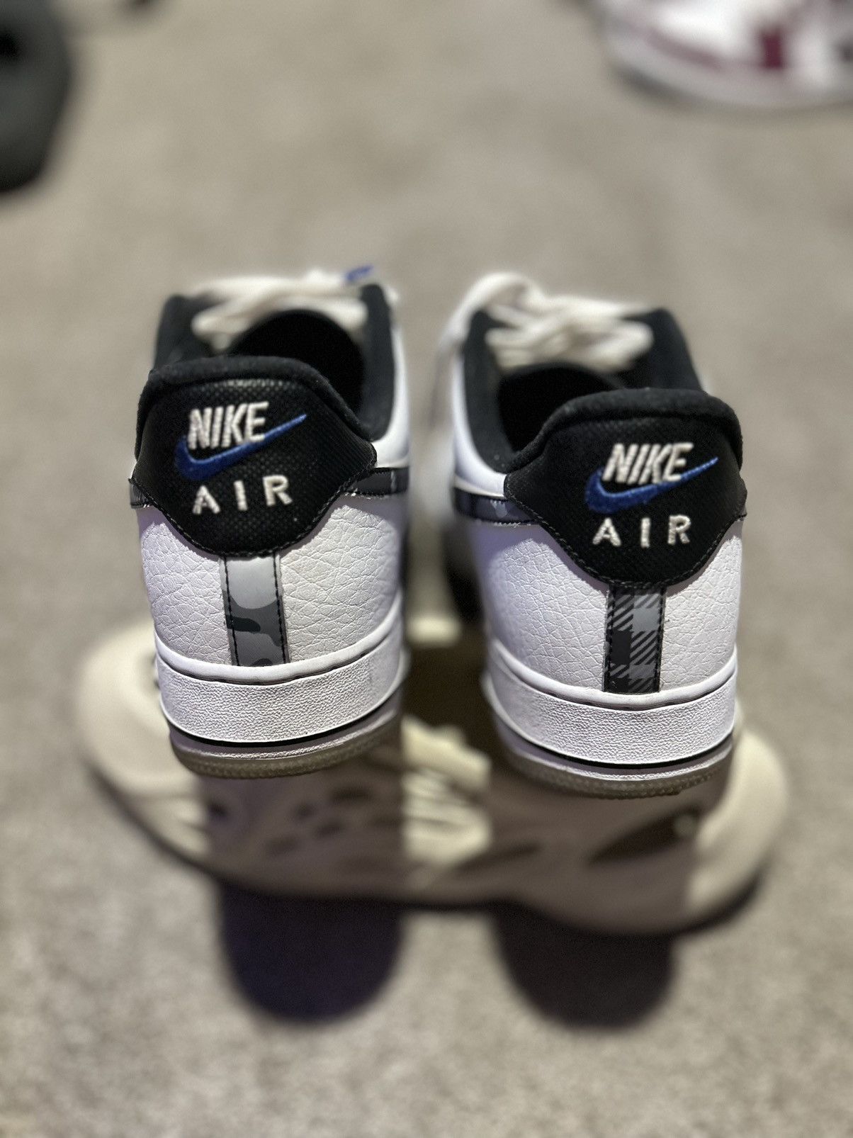 Nike Airforce 1 remix white Size US 12.5 / EU 45-46 - 4 Thumbnail