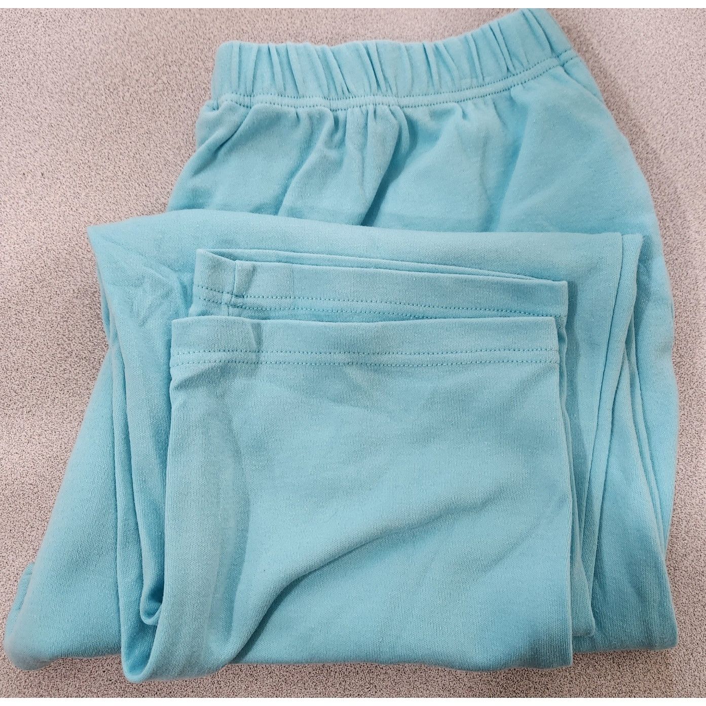 Other Woman Within Teal Blue Elastic Waist Sweatpants 1X Plus Size 32" / US 10 / IT 46 - 6 Thumbnail