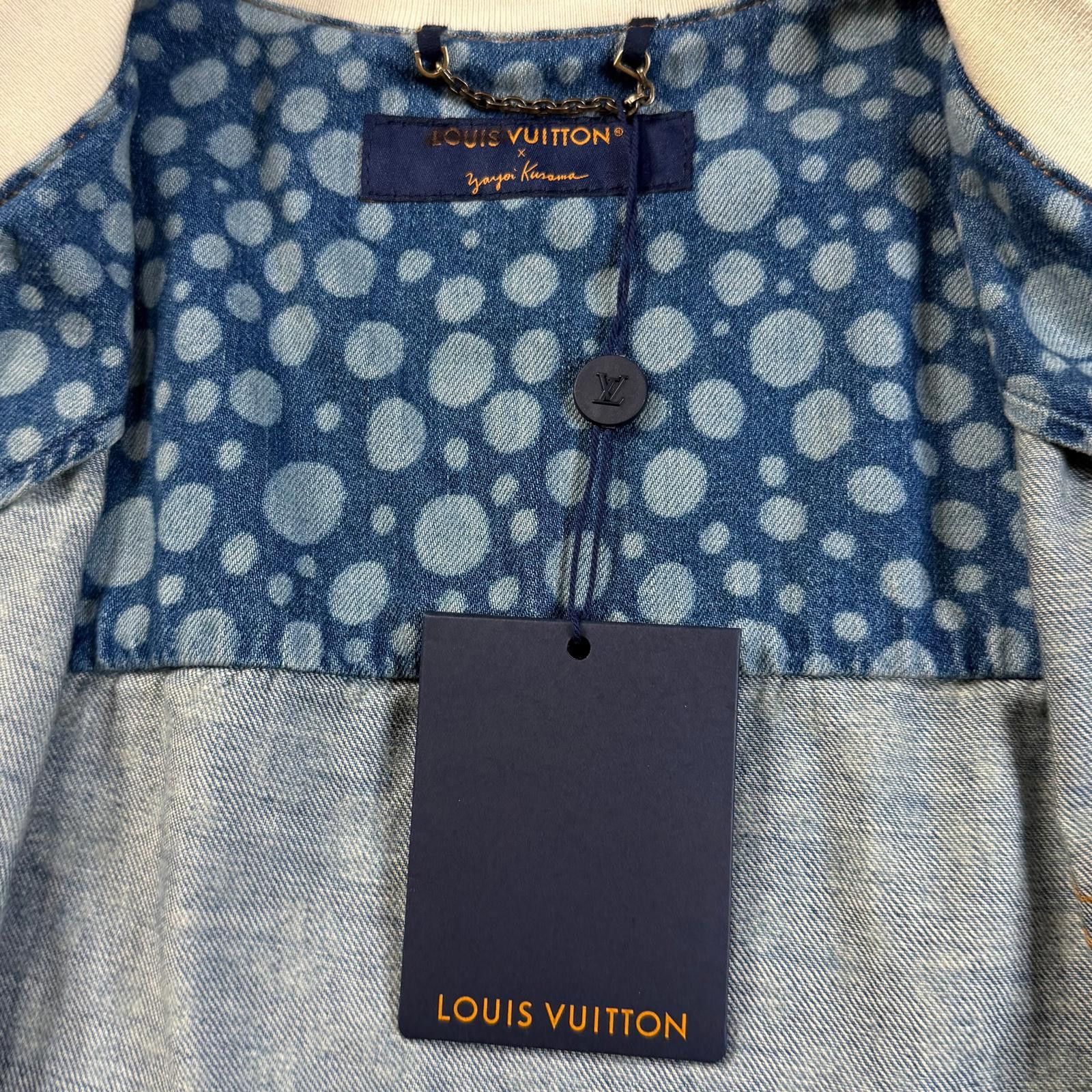 Louis Vuitton Louis Vuitton Yayoi Kusama Denim Baseball Jersey Size US XL / EU 56 / 4 - 6 Thumbnail
