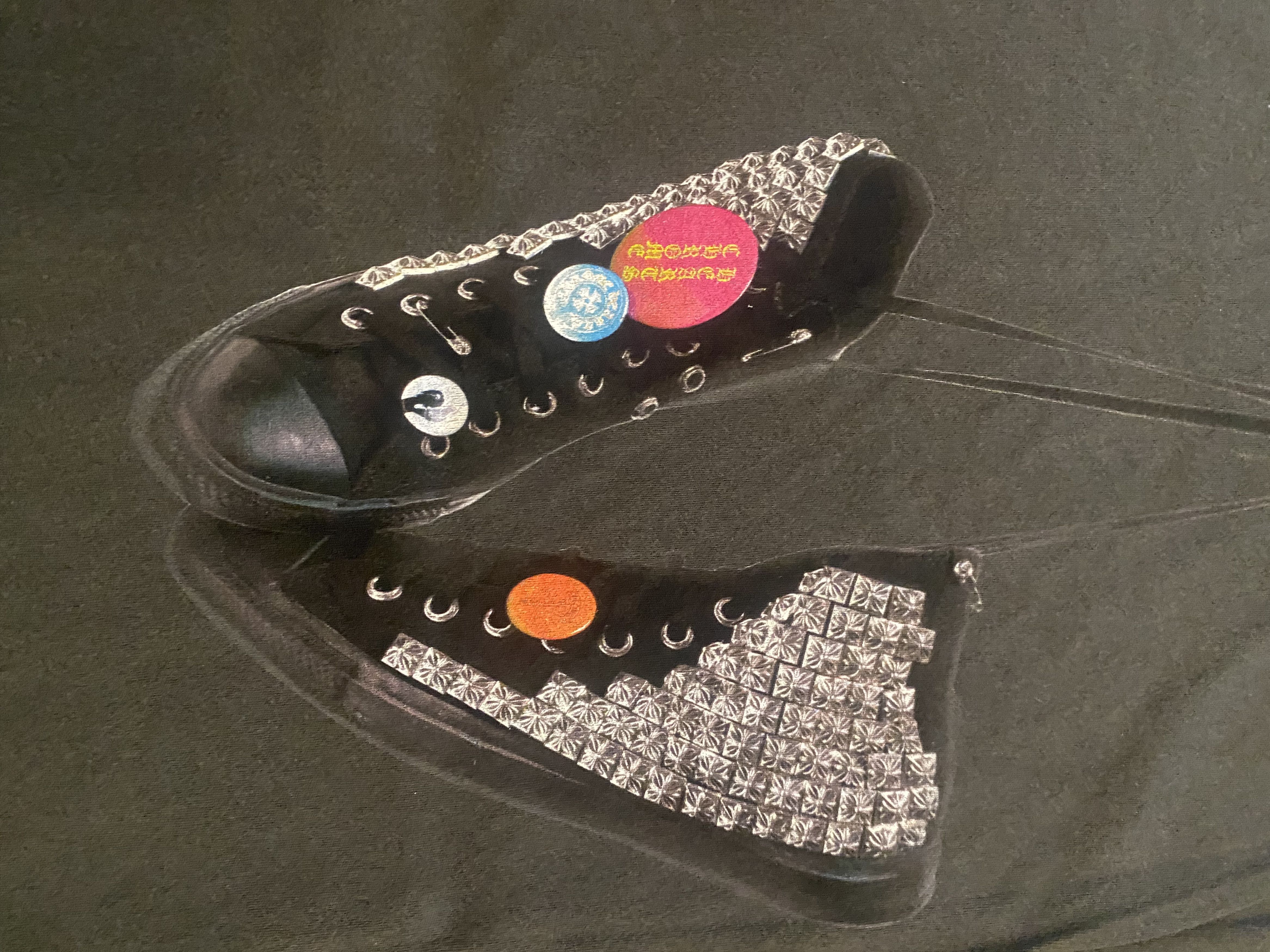 Chrome Hearts CH Vintage Dark Grey sneakers T-shirt Size L / US 10 / IT 46 - 1 Thumbnail