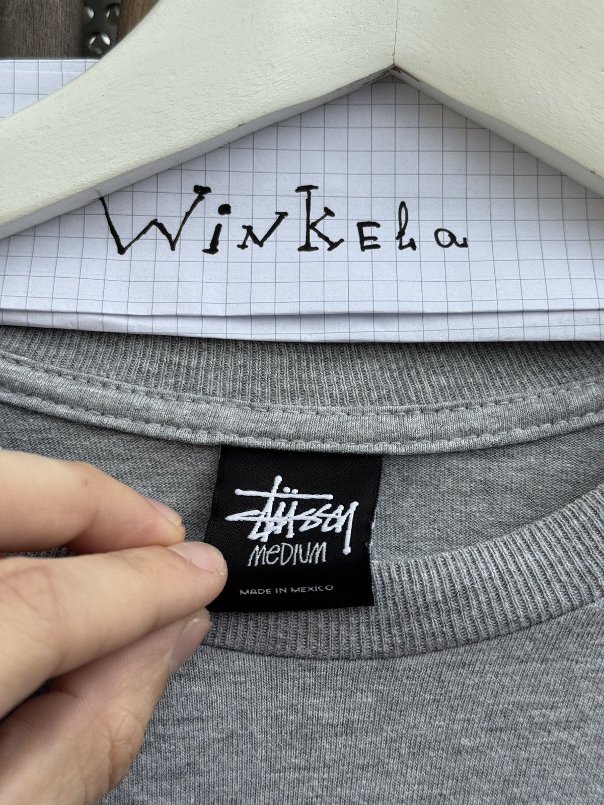 Stussy Stussy gray long sleeve made in Mexico Size US M / EU 48-50 / 2 - 7 Thumbnail
