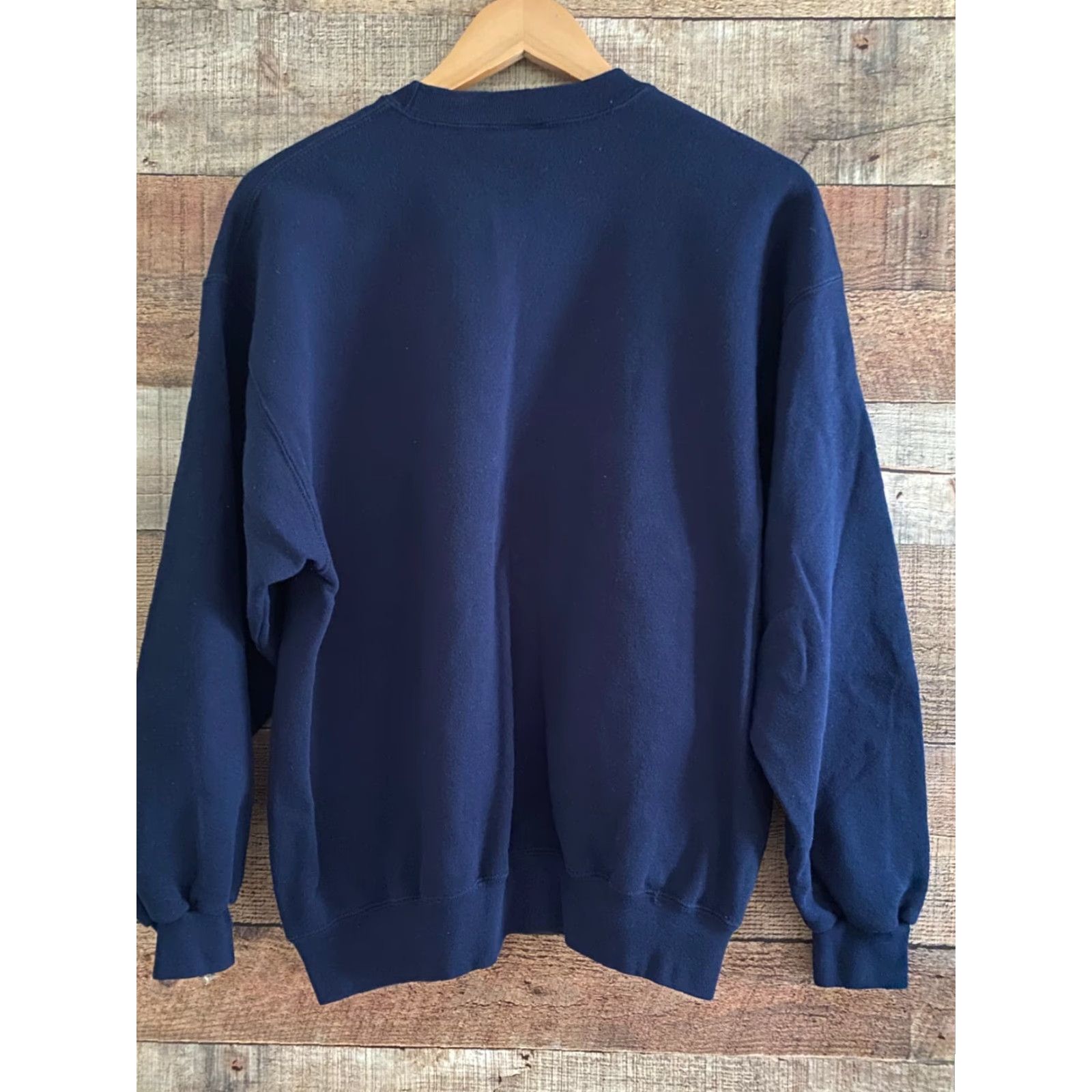 Soffe VINTAGE MJ Soffe Pullover Sweatshirt Navy XL Long Sleeve Crew Neck Men Size US XL / EU 56 / 4 - 3 Thumbnail