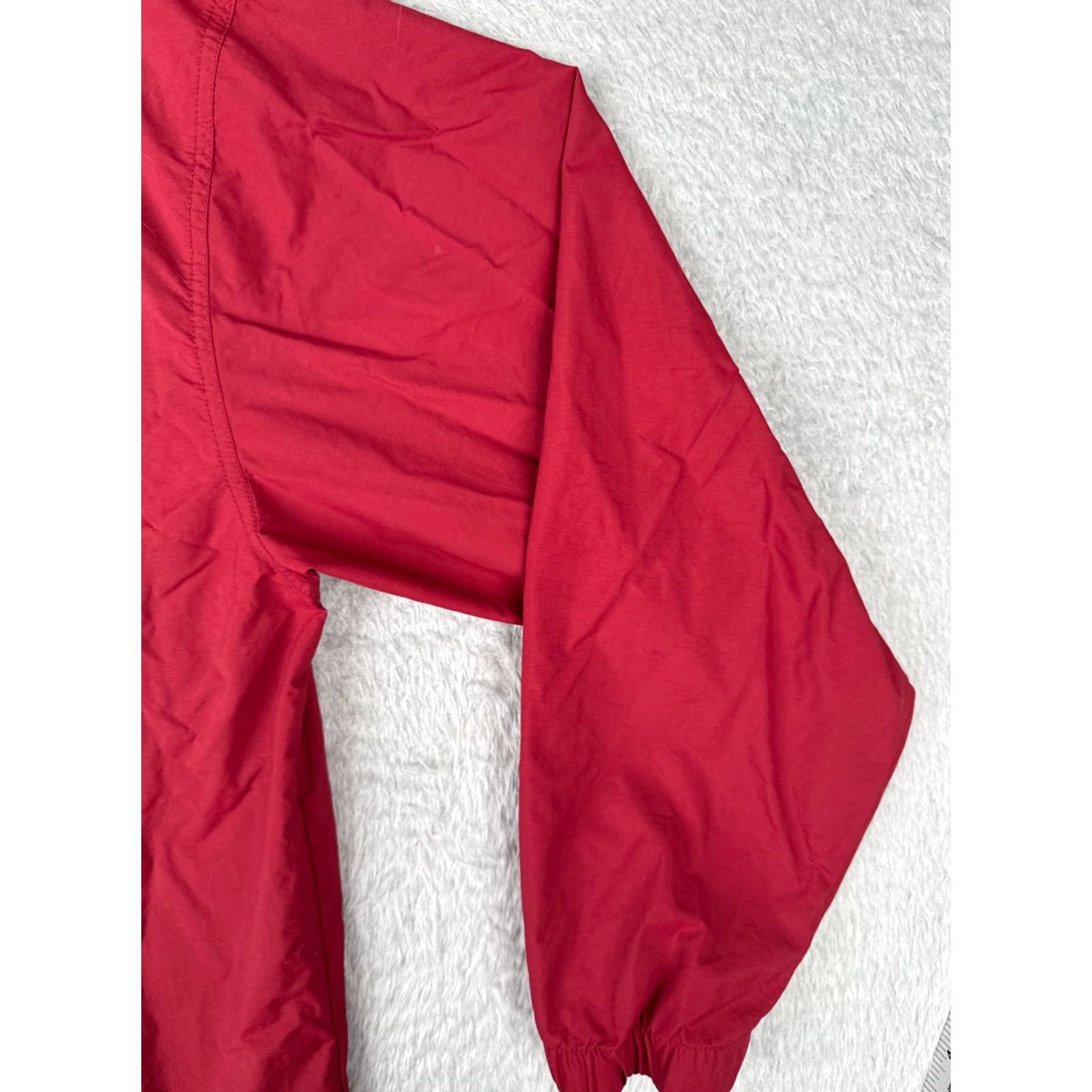 Timberland TIMBERLAND Jacket Mens Medium Red Full Zip 100% Nylon Shell Windbreaker Hike Size US M / EU 48-50 / 2 - 2 Thumbnail