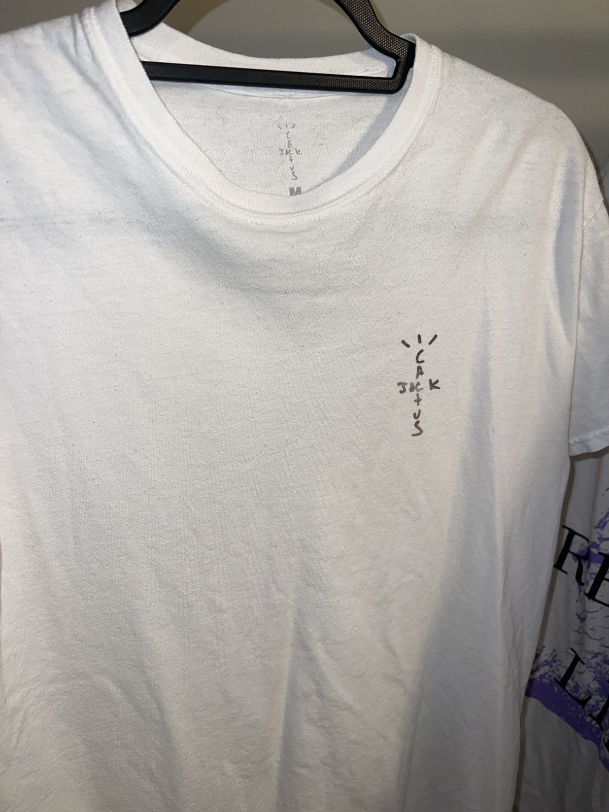 Travis Scott Cactus Jack White Tee Size US M / EU 48-50 / 2 - 1 Thumbnail
