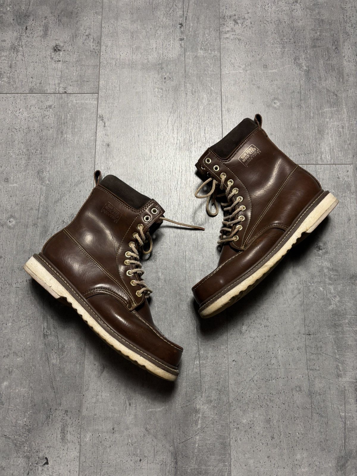 Vintage Vintage 1970’s Sub Zero Insulated Moc Toe Work Boots Size US 10 / EU 43 - 1 Thumbnail