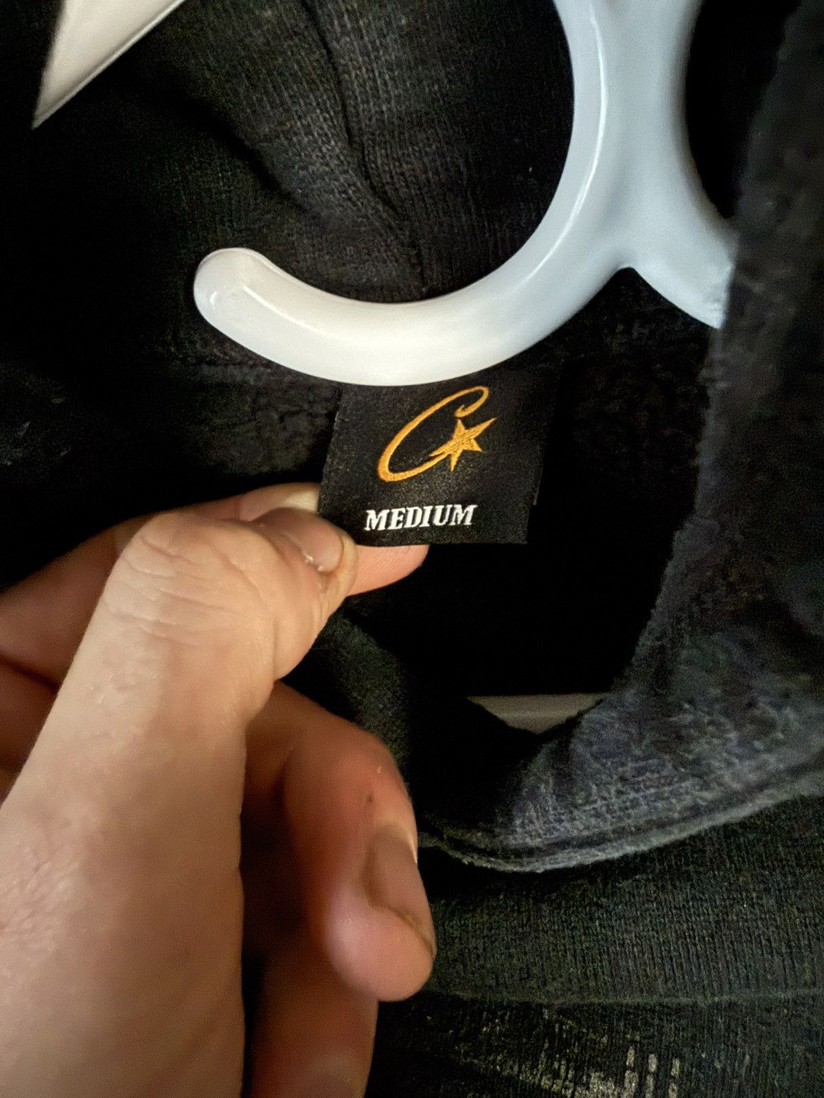 Corteiz OG TRIPLE BLACK “BLACK FRIDAY” CORTEIZ HOODIE Size US M / EU 48-50 / 2 - 3 Thumbnail