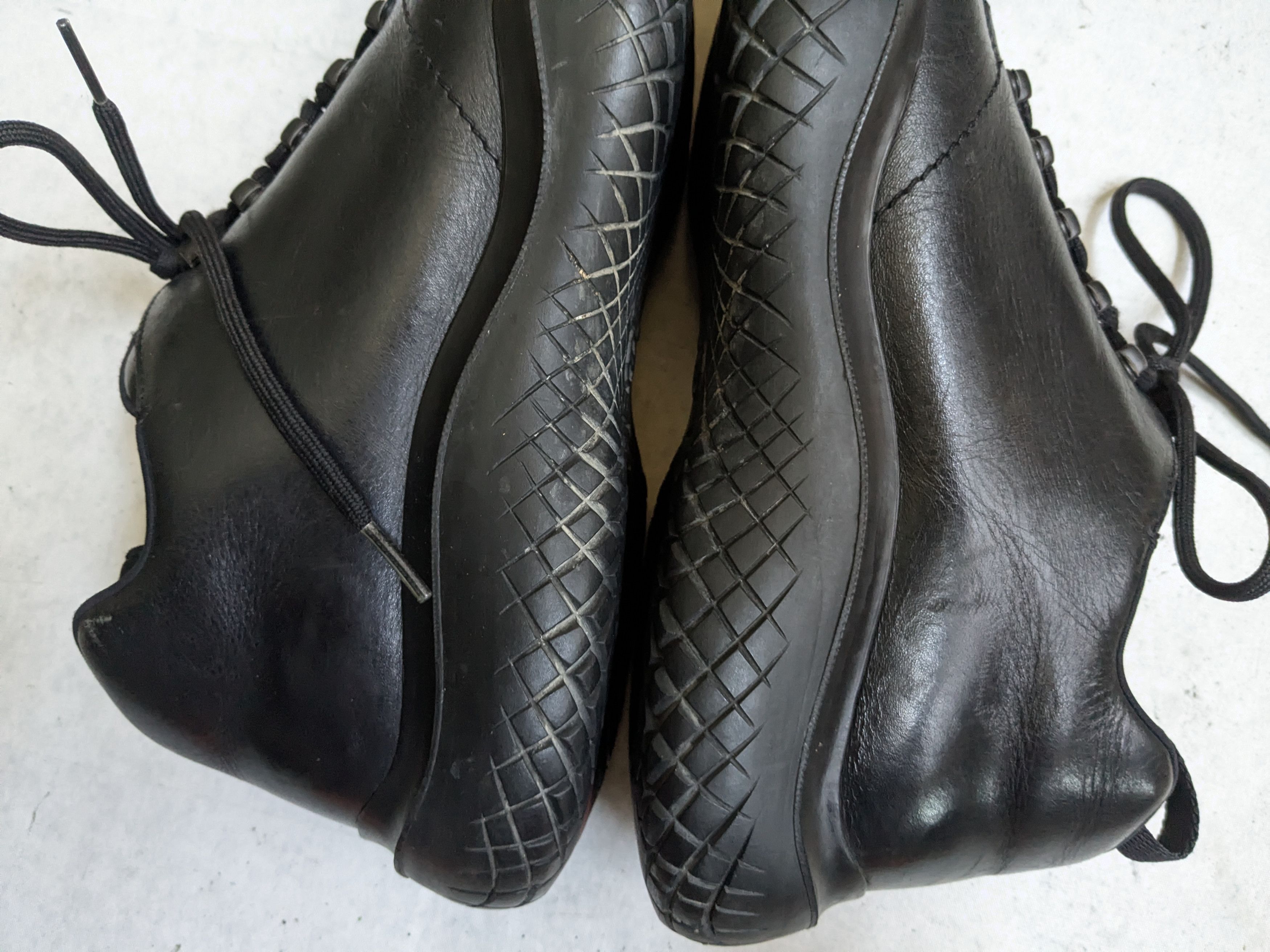 Prada Prada Sneakers Black 11 Low Tops Leather Vibram Size US 11 / EU 44 - 11 Thumbnail