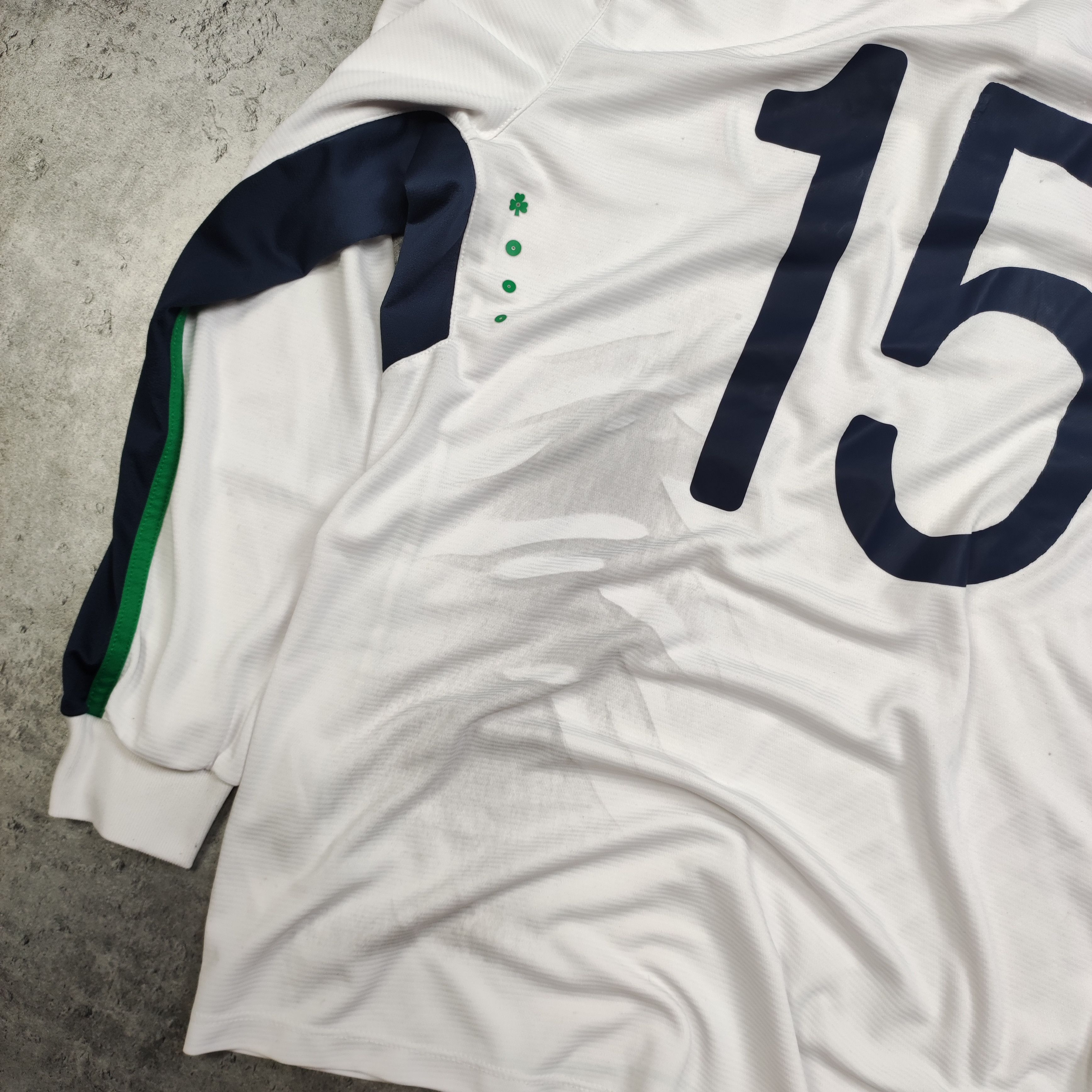 Other RARE Ireland #15 Match Worn Youth National Team 14/16 Jersey Size US L / EU 52-54 / 3 - 12 Thumbnail