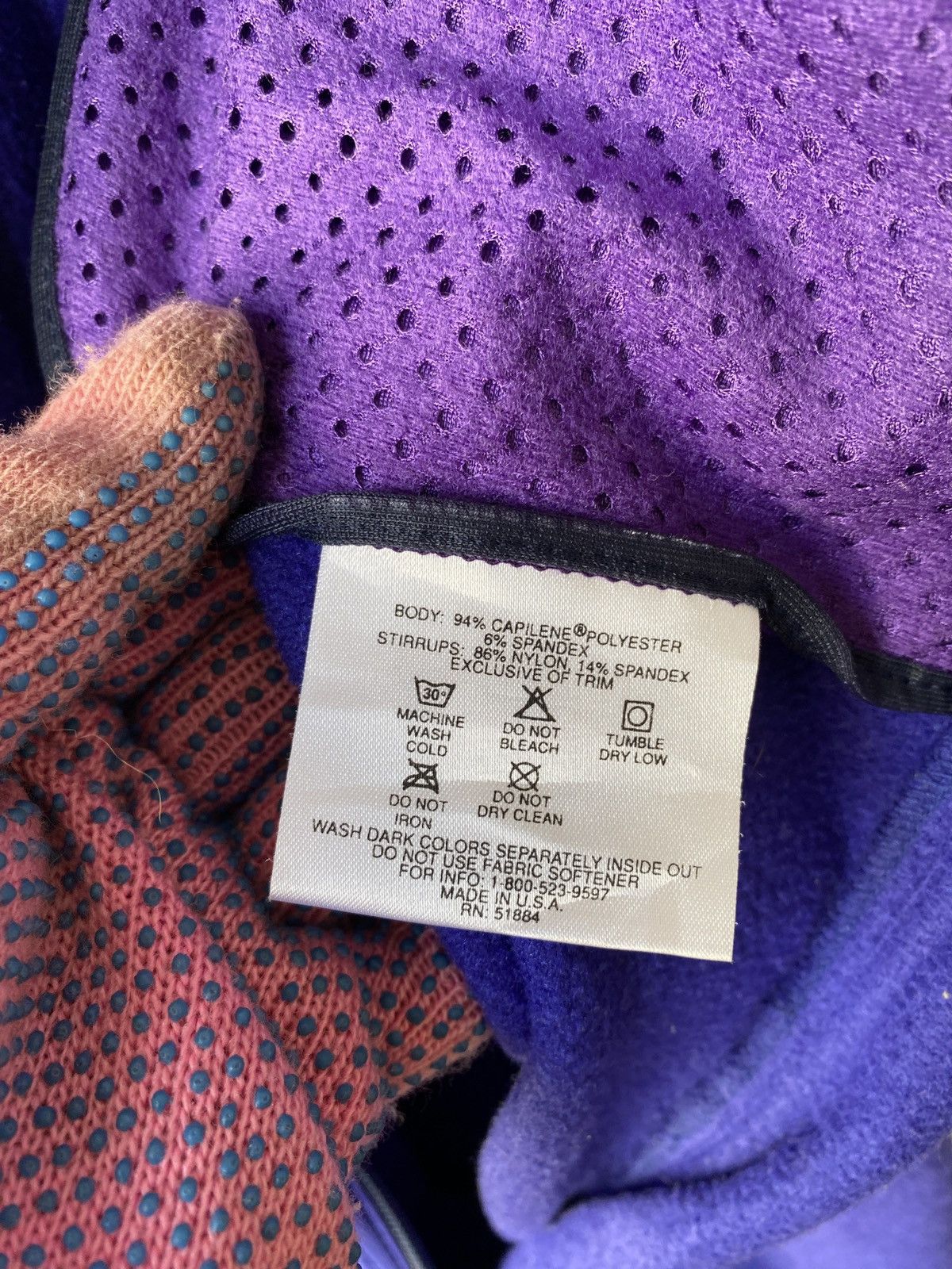 Patagonia × Vintage 90’s Patagonia Fleece Body Suit Bib Overall Base Layer Pant Size US 30 / EU 46 - 10 Thumbnail
