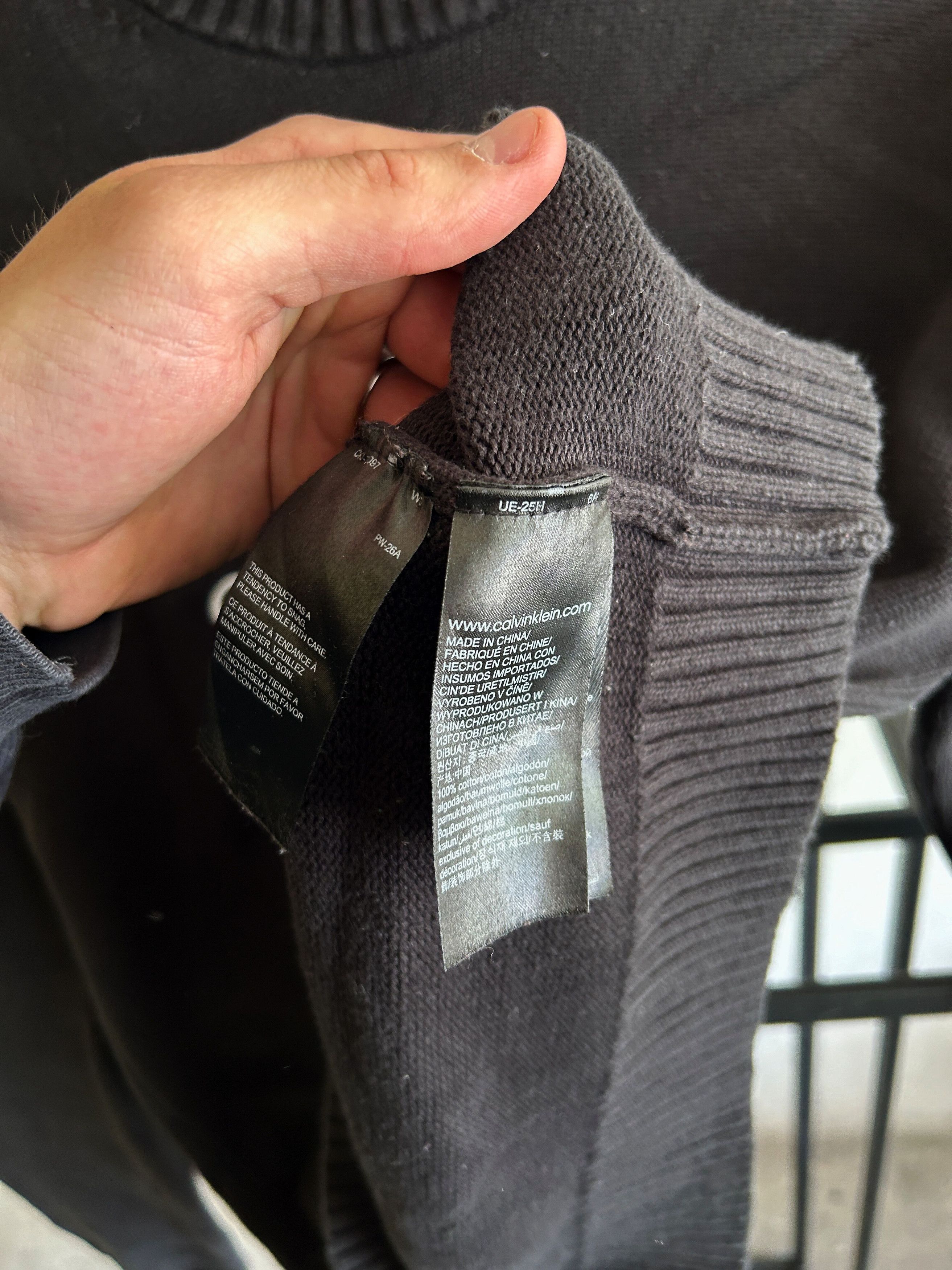 Calvin Klein Calvin Klein Jeans Y2K Minimal Logo Knit Sweater Size US M / EU 48-50 / 2 - 5 Thumbnail