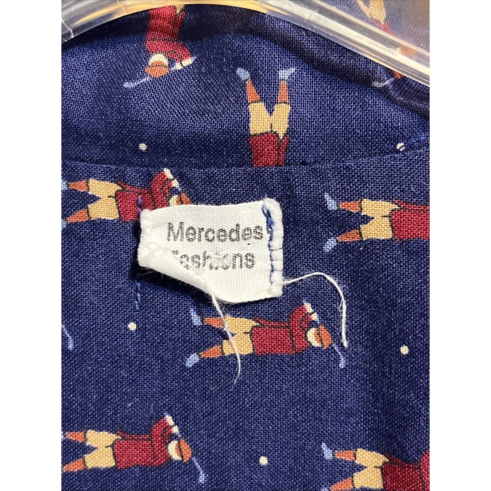 Other Mercedes VTG Men’s XL Navy Short Sleeve Golf Print Cotton Size US XL / EU 56 / 4 - 3 Thumbnail