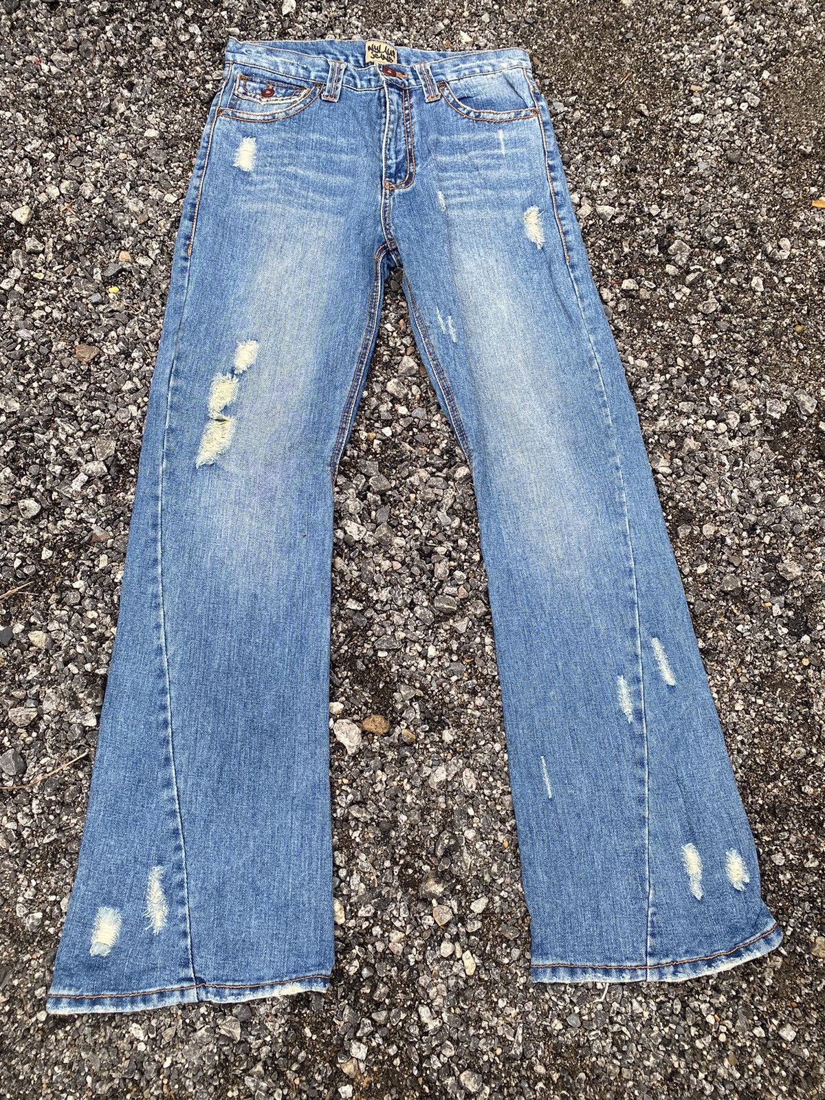 Japanese Brand Nylus Flared Distressed Size US 32 / EU 48 - 1 Thumbnail