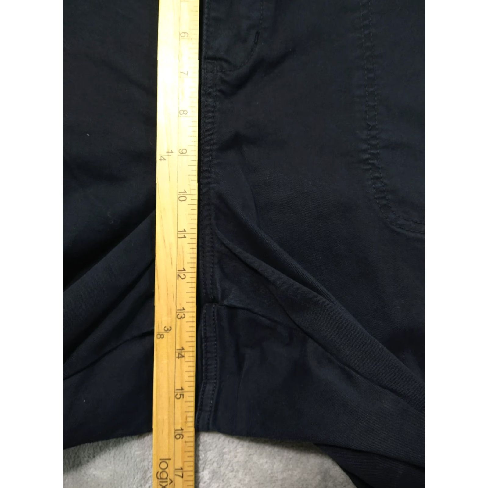 Torrid Torrid Pants Womens 26 Black Crop Twill Skinny Mid Rise Stretch Crop, Inseam 26.5 in, Cotton Spandex, 26, Regular, Black Womens Pants Size 26" / US 2 / IT 38 - 4 Thumbnail