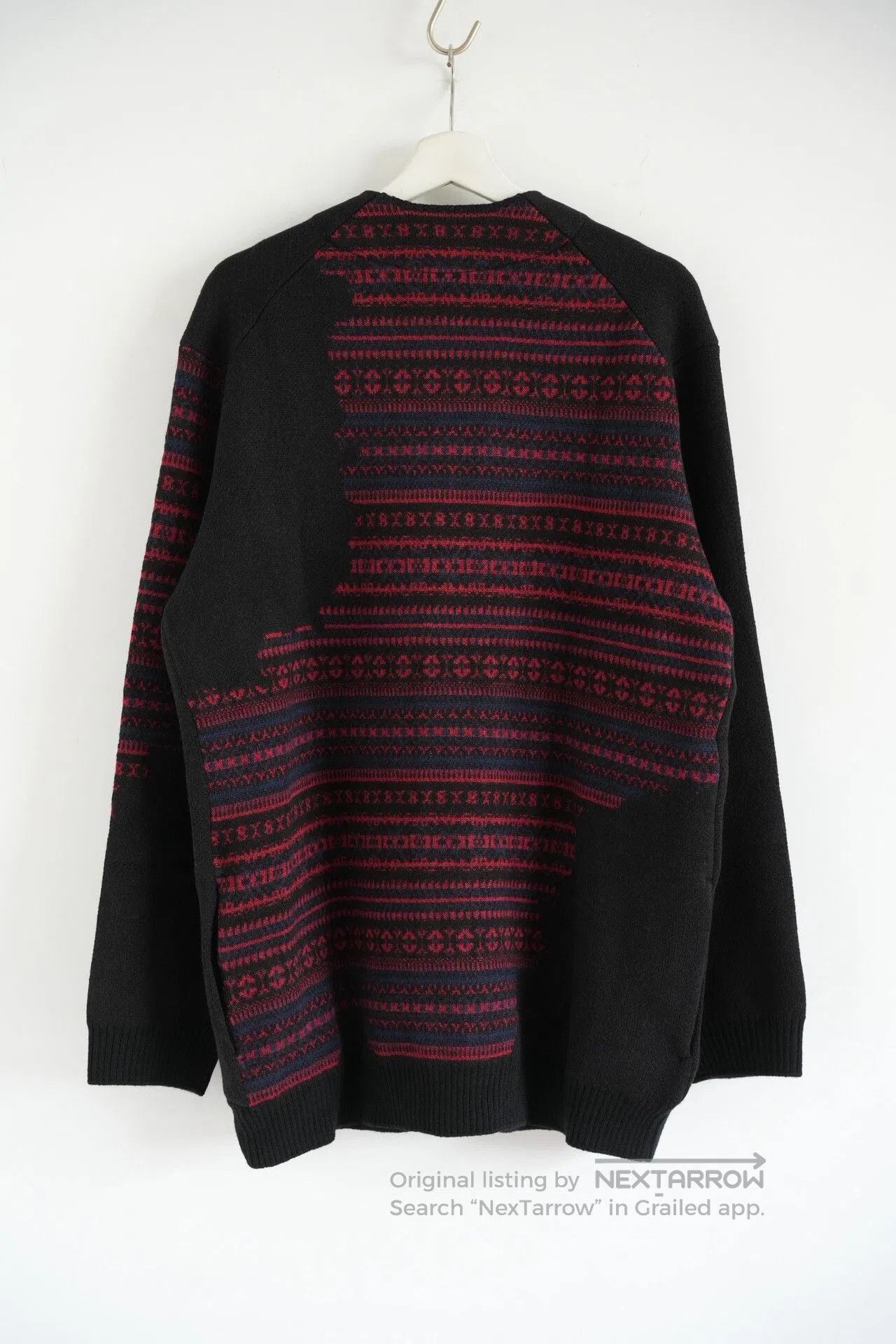 Yohji Yamamoto yohji yamamoto black red striped cardigan. Size US L / EU 52-54 / 3 - 2 Thumbnail