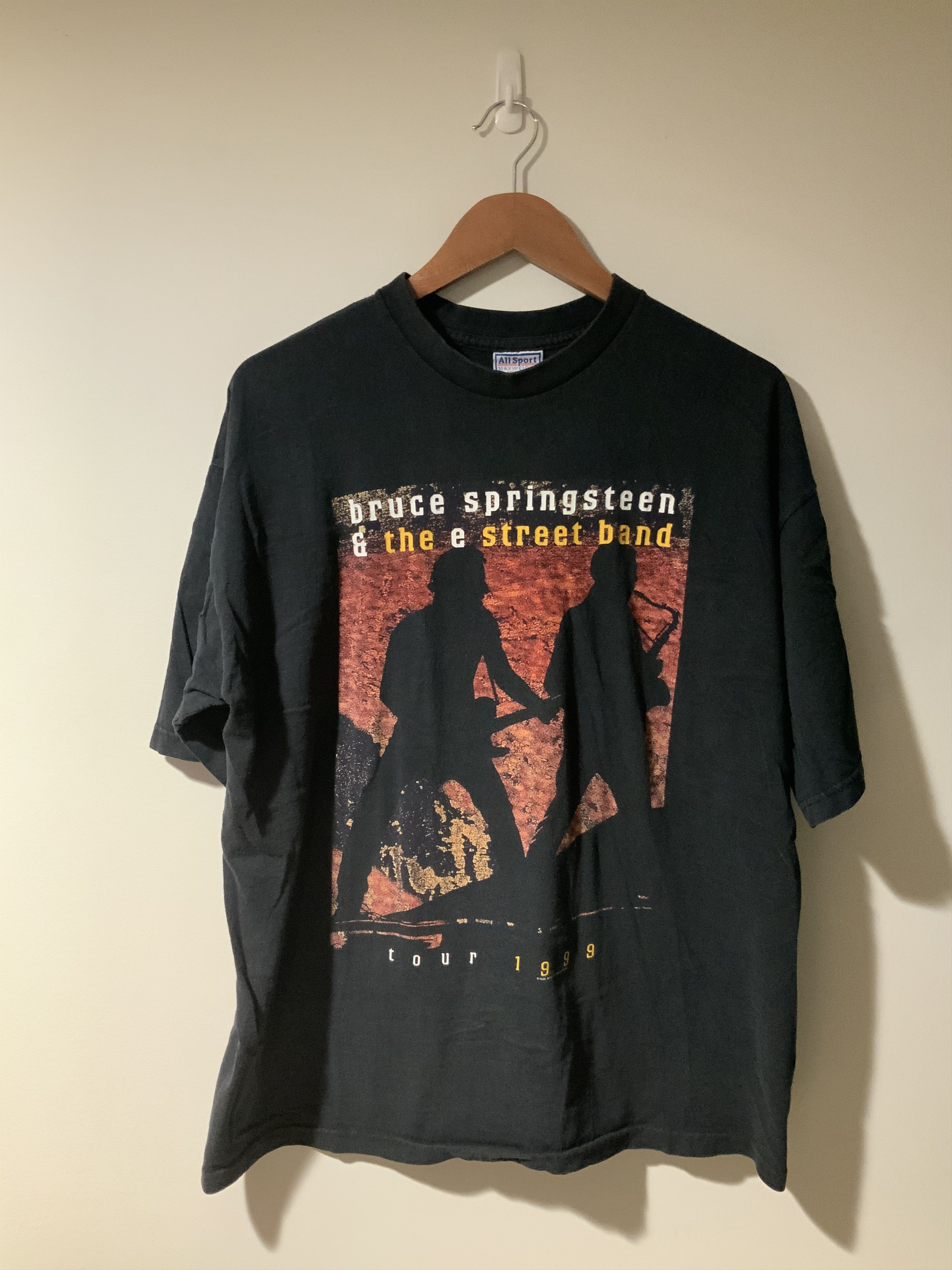 Band Tees × Vintage Vintage 1999 Bruce Springsteen and The E Street T-shirt Size US XL / EU 56 / 4 - 1 Thumbnail
