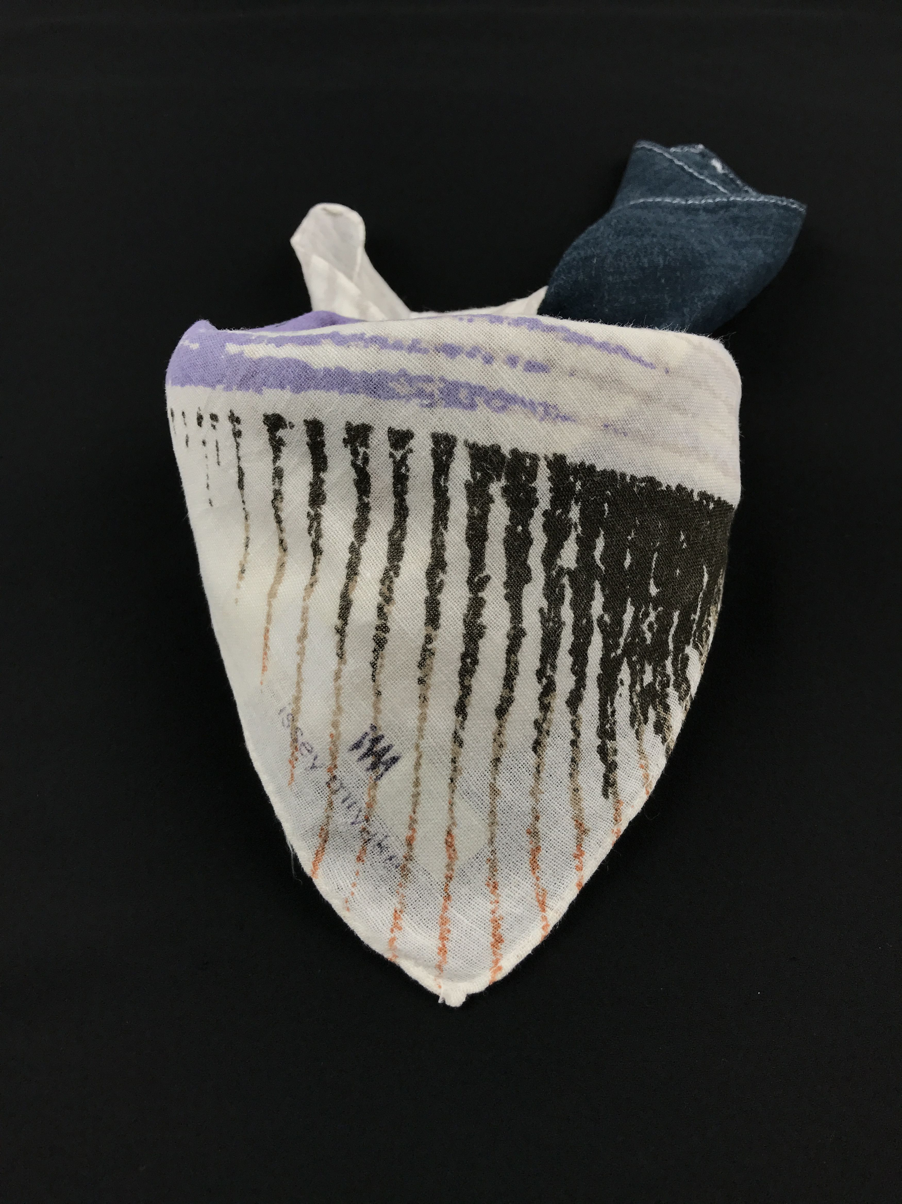 Issey Miyake × Japanese Brand × Vintage Vintage Issey Miyaki Bandana Neckerchief Handkerchief Size ONE SIZE - 3 Thumbnail