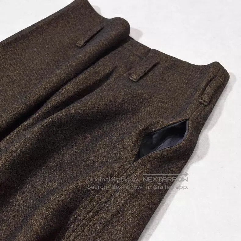 Yohji Yamamoto Yohji Yamamoto size os 80s Initial Wool Smocking Deformatio Size 26" / US 2 / IT 38 - 3 Thumbnail