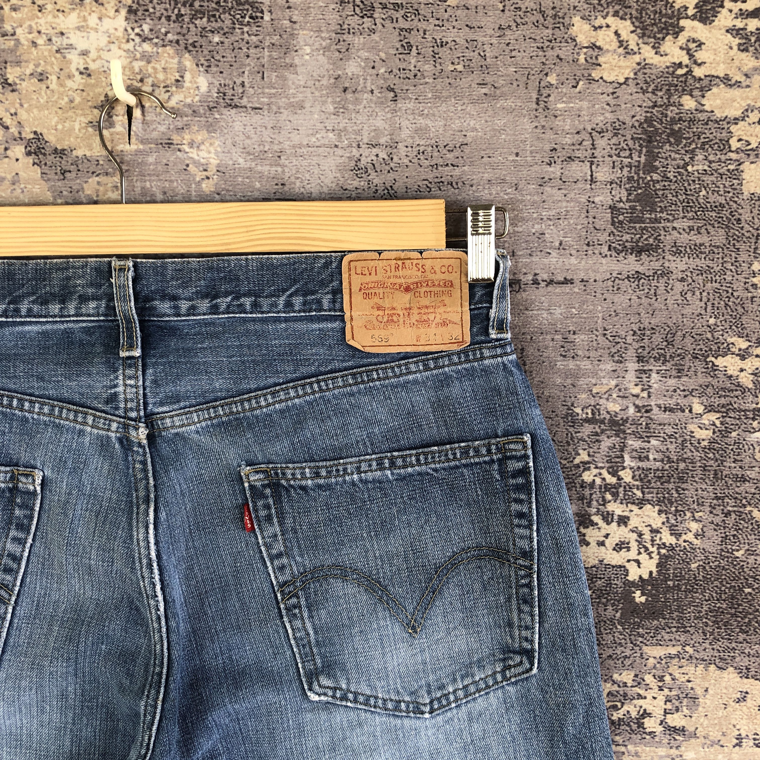 Levi's Vintage Levis 569 Faded Baggy Jeans Levi's Distressed Denim Size US 36 / EU 52 - 5 Thumbnail