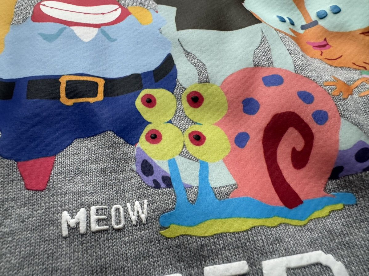 Cactus Plant Flea Market × Uniqlo CPFM x Spongebob Squarepants Gray Hoodie Small Sweatshirt Size US S / EU 44-46 / 1 - 6 Thumbnail