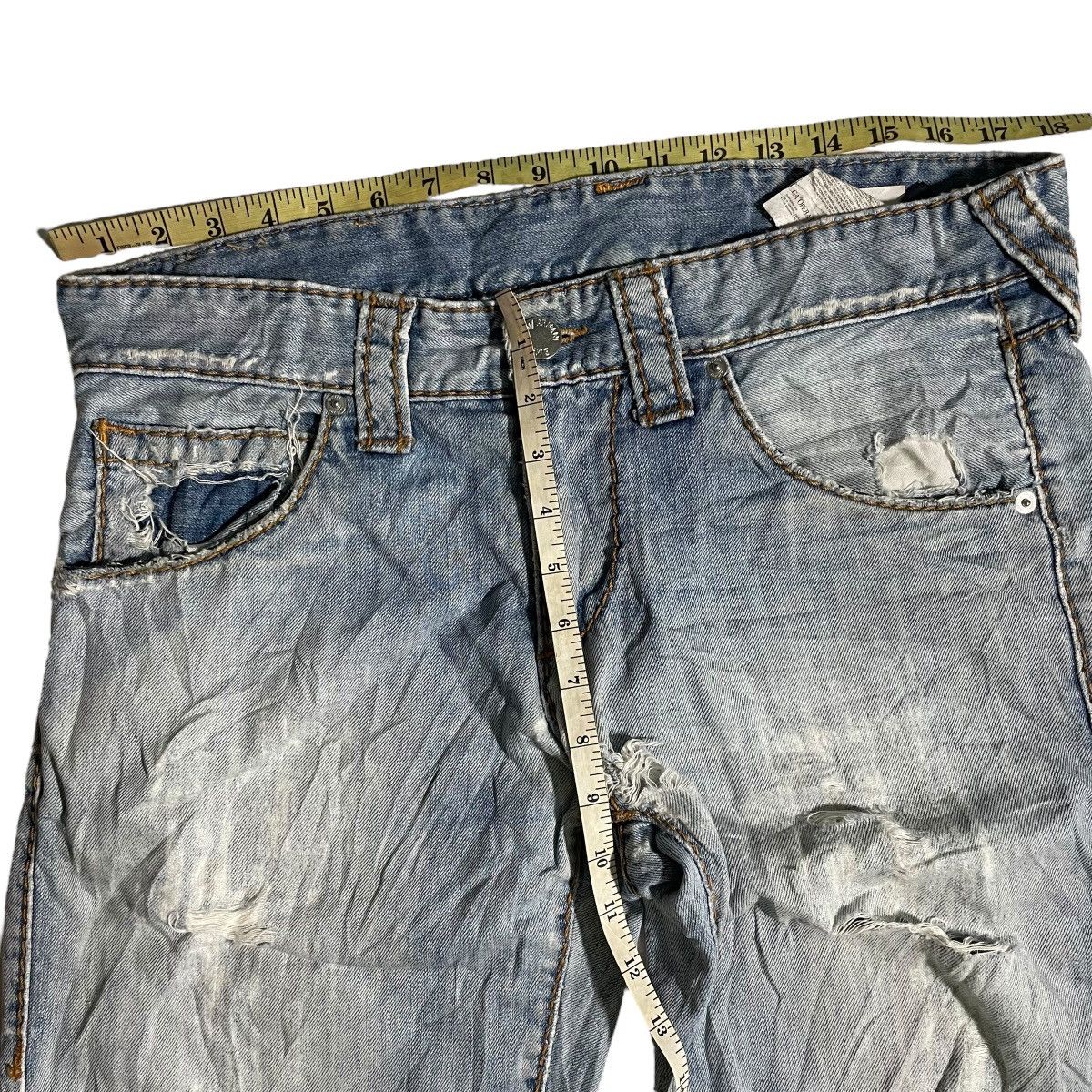 Emporio Armani Vintage Emporio Armani Distressed Jeans Size US 36 / EU 52 - 14 Thumbnail