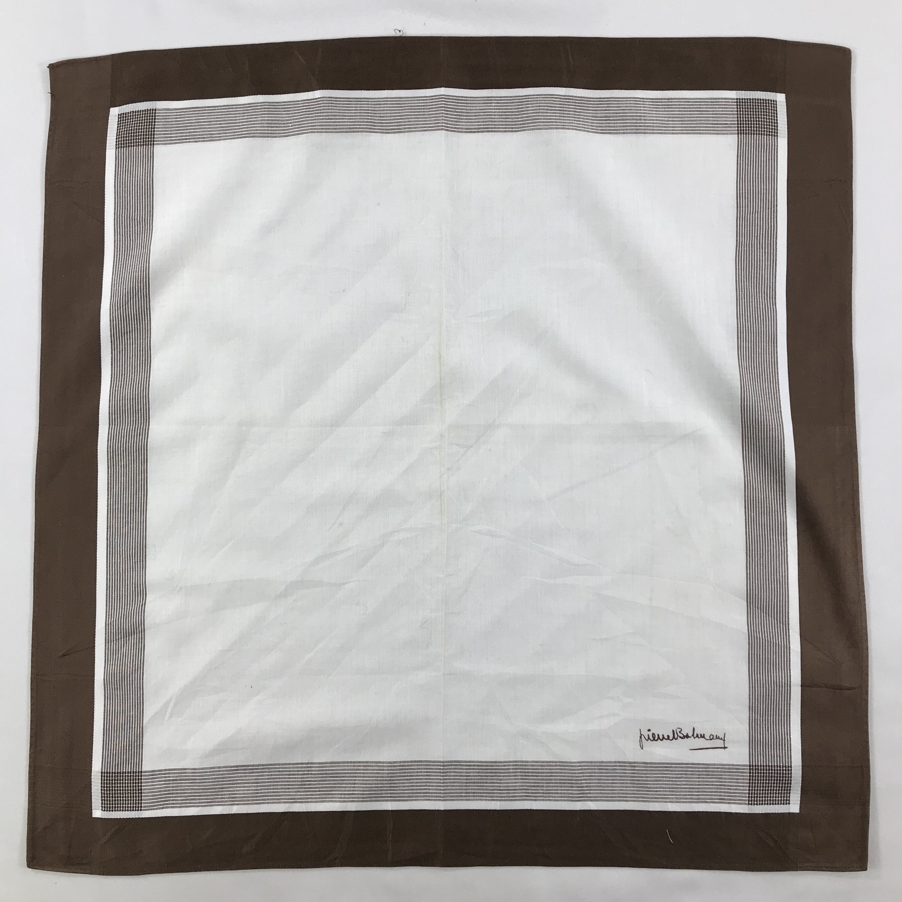 Pierre Balmain × Vintage Pierre Balmain Bandana / Handkerchief / Neckerchief - S1256 Size ONE SIZE - 1 Thumbnail
