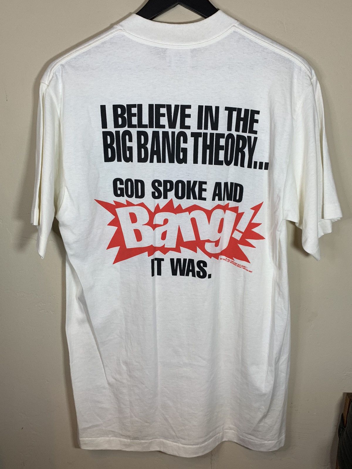 Vintage *RARE* Vintage 1991 God Creation Jesus Evolution Art T-Shirt Size US L / EU 52-54 / 3 - 2 Thumbnail