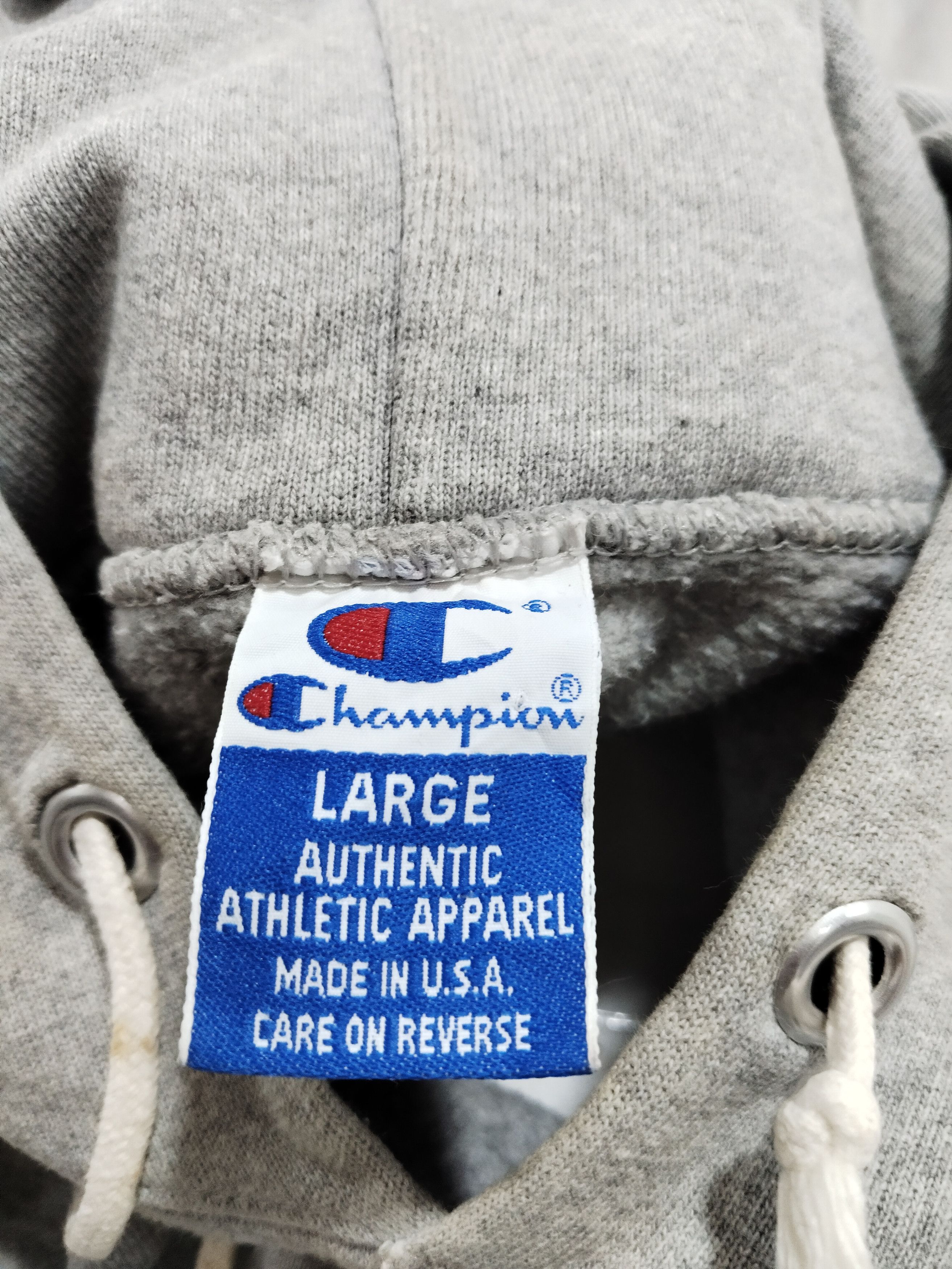 Champion × Vintage Vintage late 80s Champion Embroidery Logo Hoodie Sweatshirt Size US L / EU 52-54 / 3 - 6 Thumbnail