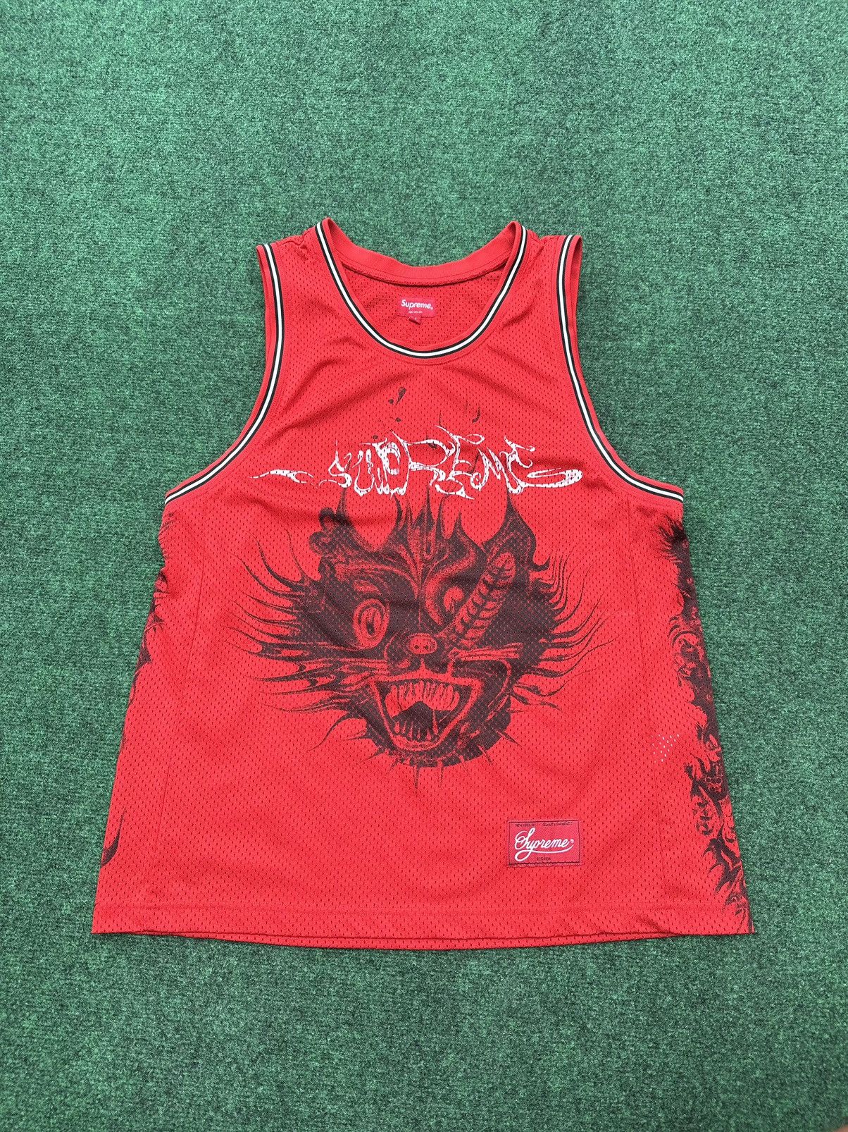 Size xl Supreme Animal Basketball Jersey 'Black'