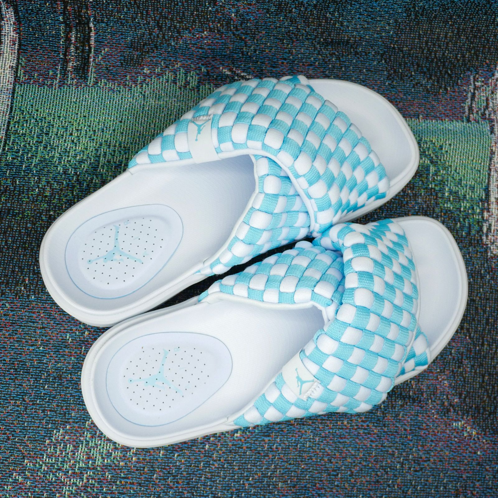 Jordan Brand Air Jordan Sophia Woven Slides Pool Size US 9 / IT 39 - 1 Thumbnail