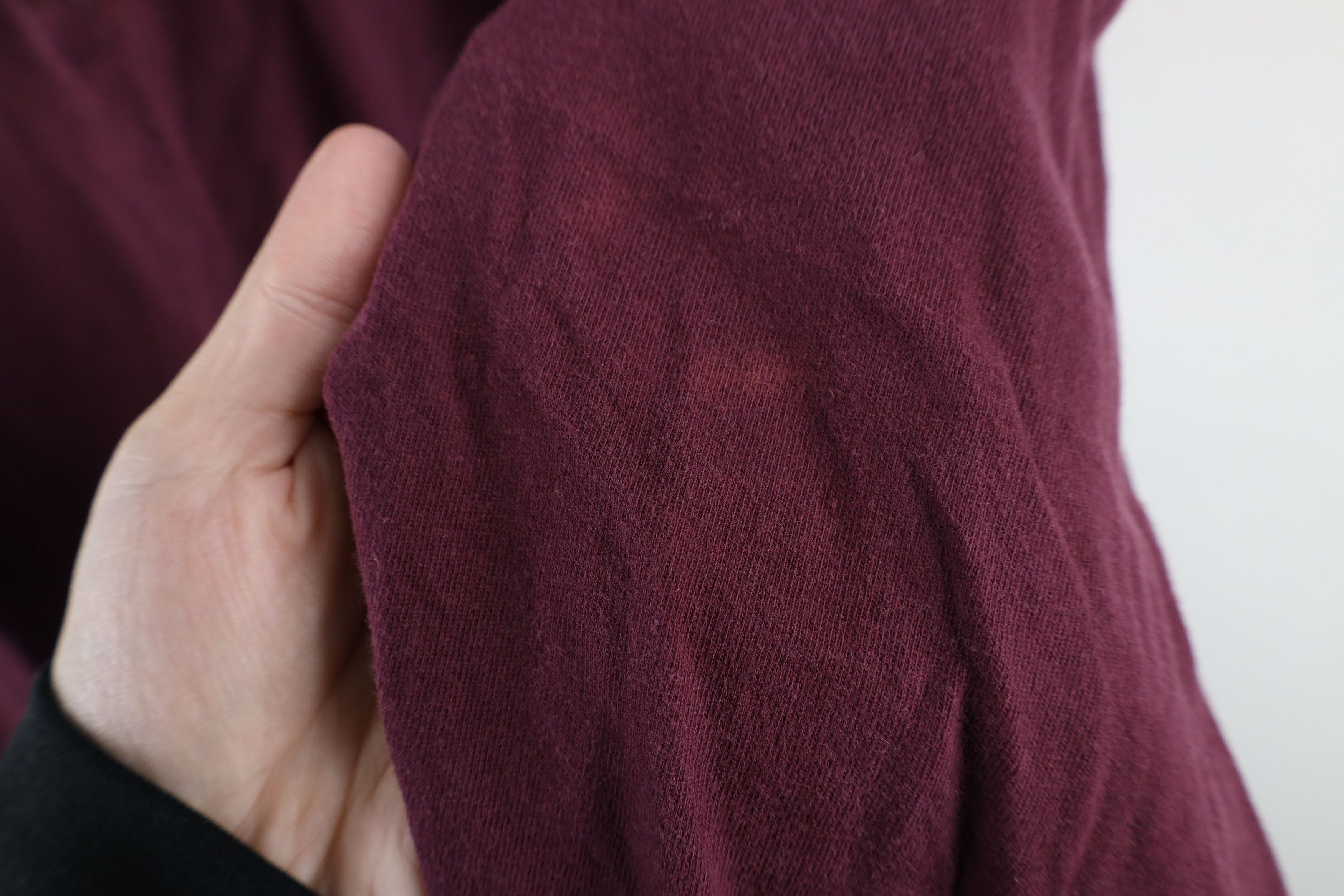 Vintage Vintage 90s Streetwear Long Sleeve Henley T-Shirt Maroon Size US XXL / EU 58 / 5 - 8 Thumbnail