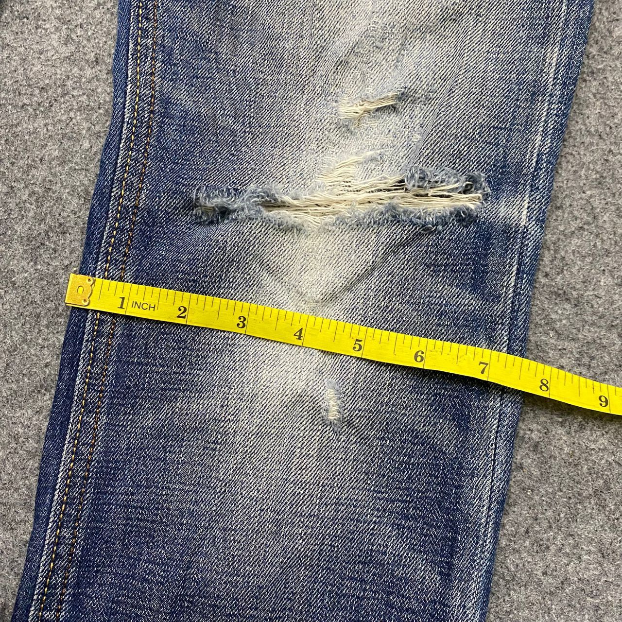 Diesel Vintage 90s Diesel Industry Distressed Denim Size US 34 / EU 50 - 7 Thumbnail