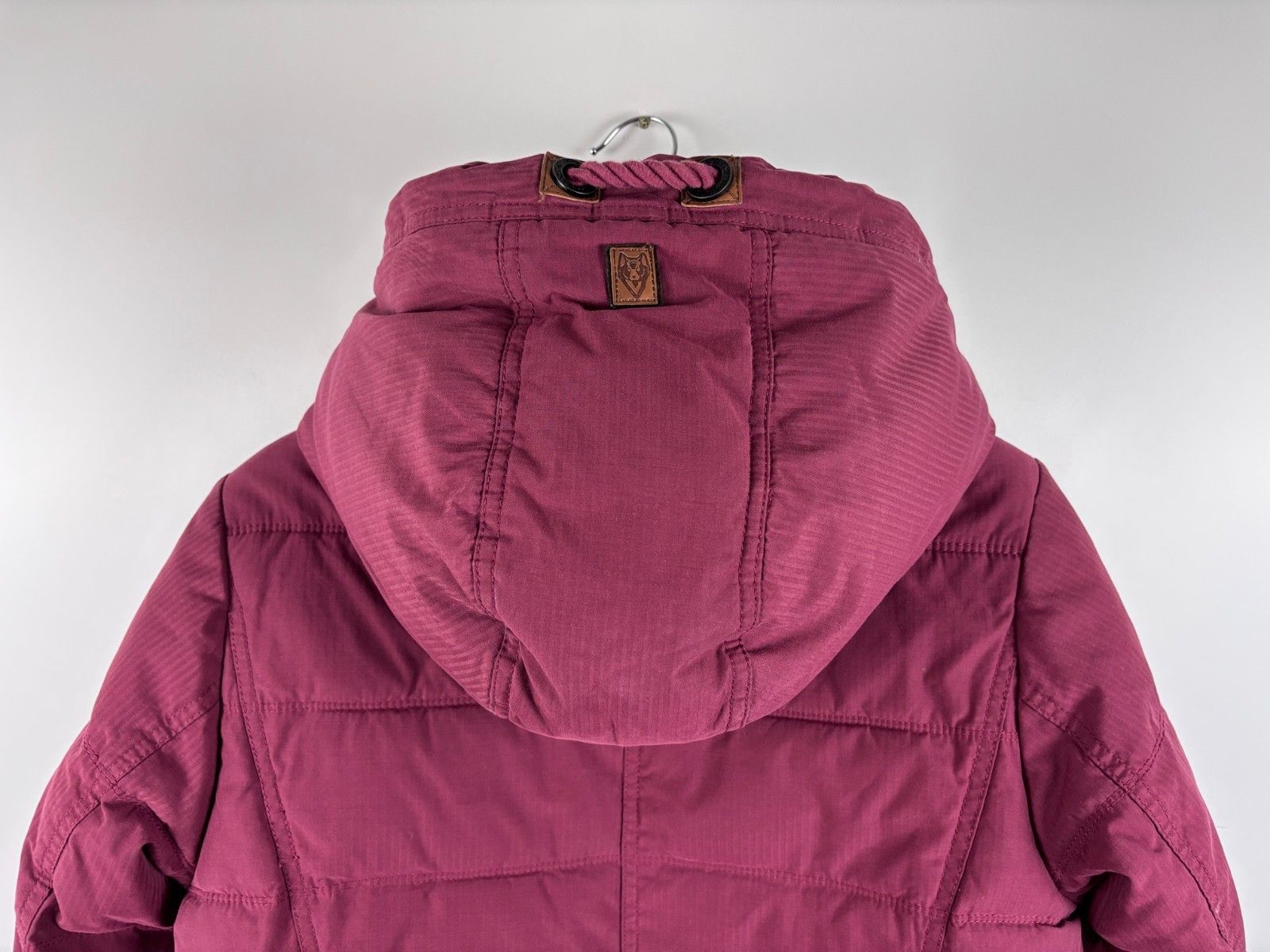 Naketano Womens Naketano Full Zip Warm Hooded Jacket Burgundy Size L Size L / US 10 / IT 46 - 6 Thumbnail