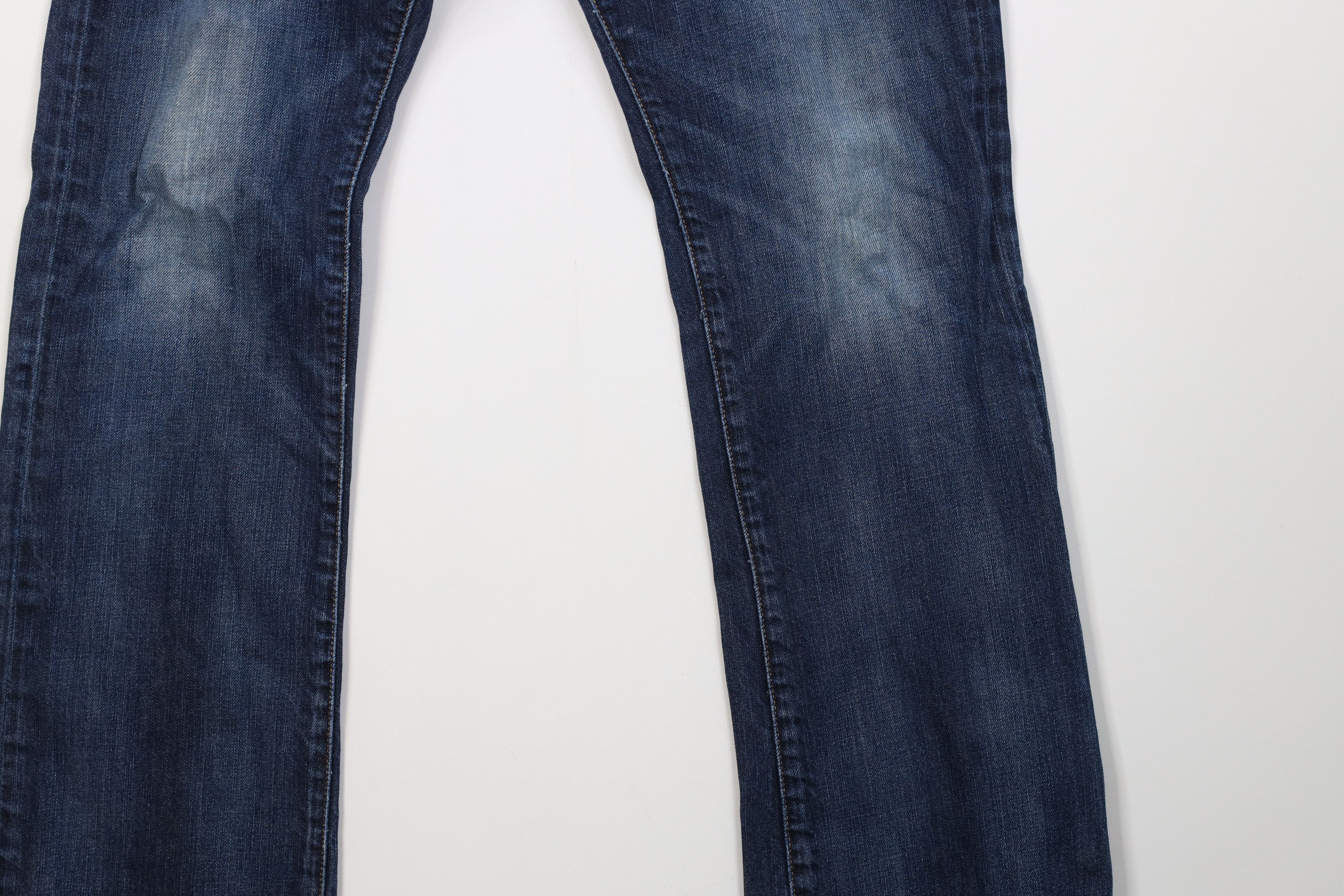 Express Express Rocco Slim Fit Boot Cut Denim Jeans Blue Cotton Size US 30 / EU 46 - 4 Thumbnail