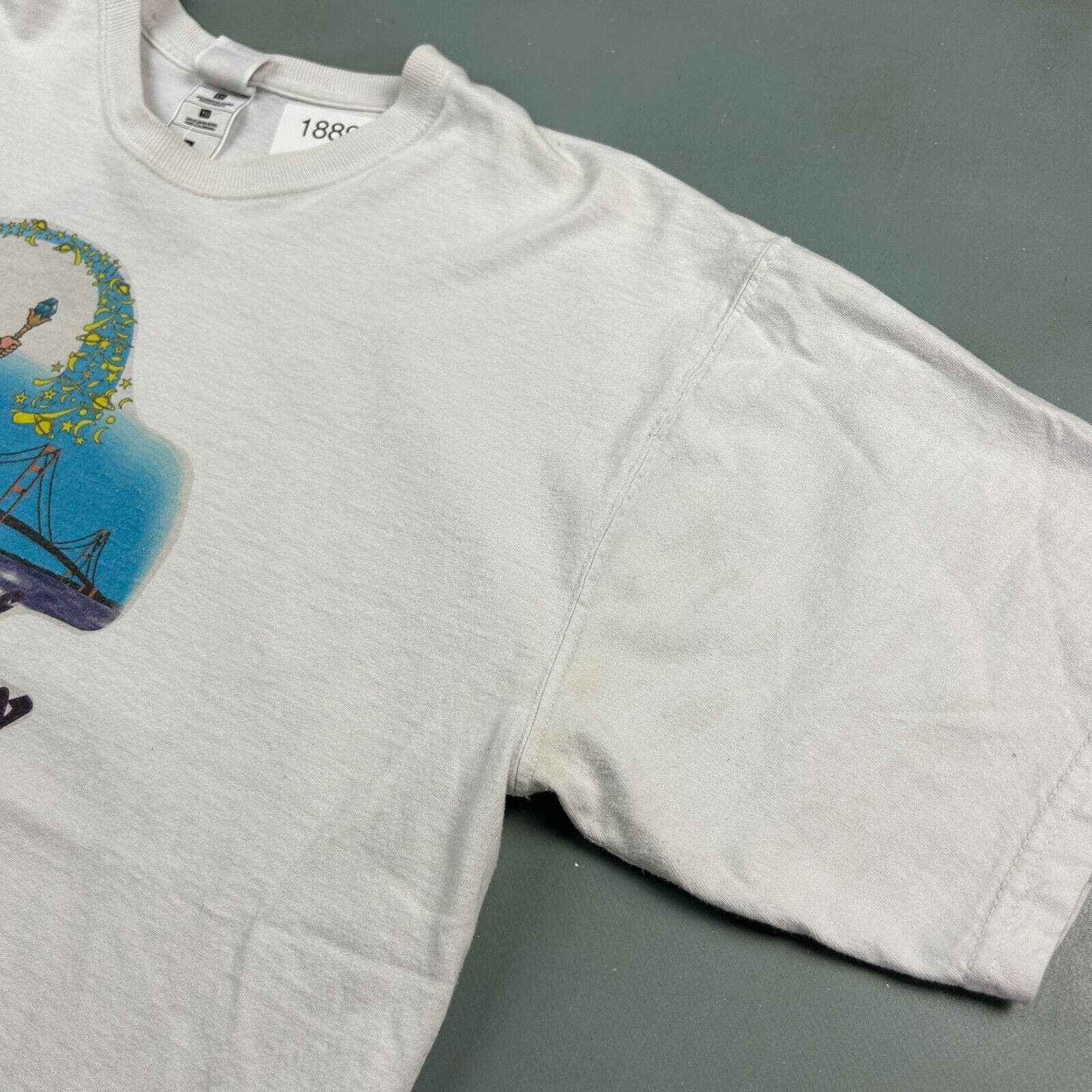 Fruit Of The Loom VINTAGE | Enchanted Knights Magic Of Mackinaw T-Shirt sz XL Size US XL / EU 56 / 4 - 4 Thumbnail