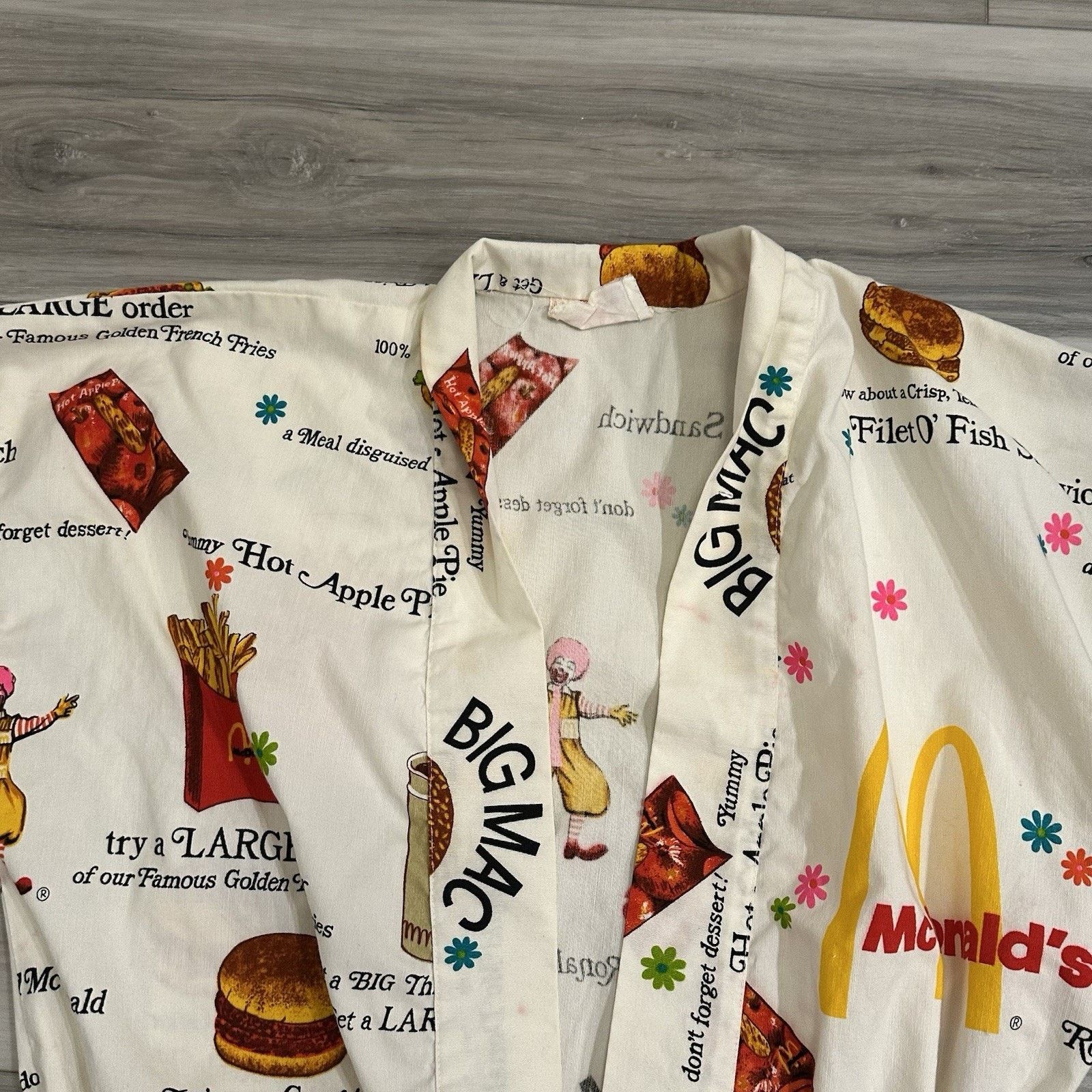 Vintage Vintage 60’s Ronald McDonald's AOP Worker’s Robe Size M Rare Size US M / EU 48-50 / 2 - 4 Thumbnail